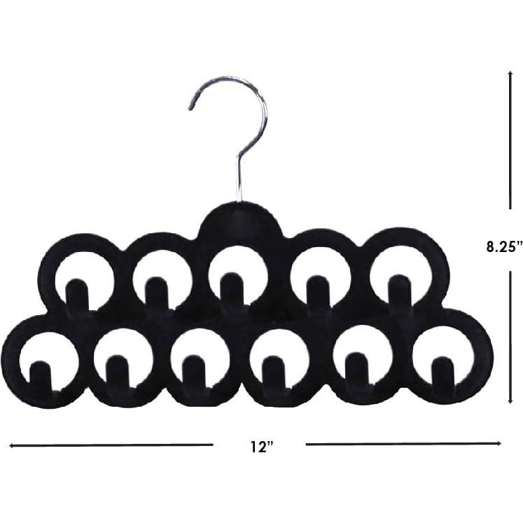 Organizador de Bufandas y Cinturones Home Basics, 3 Piezas