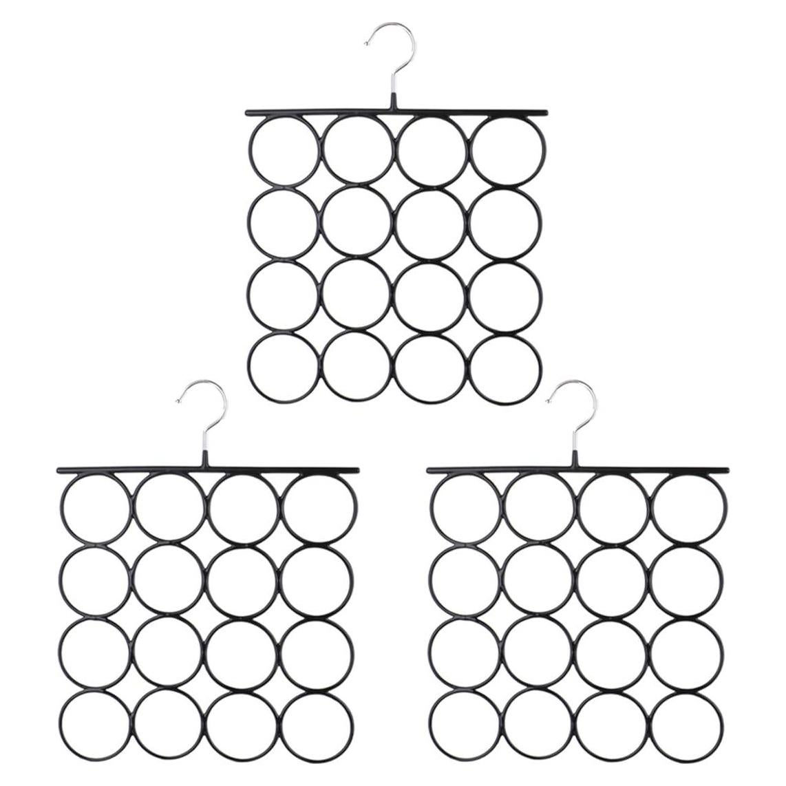 Perchero de Bufandas Tosnail 3 Piezas Acero Antideslizante