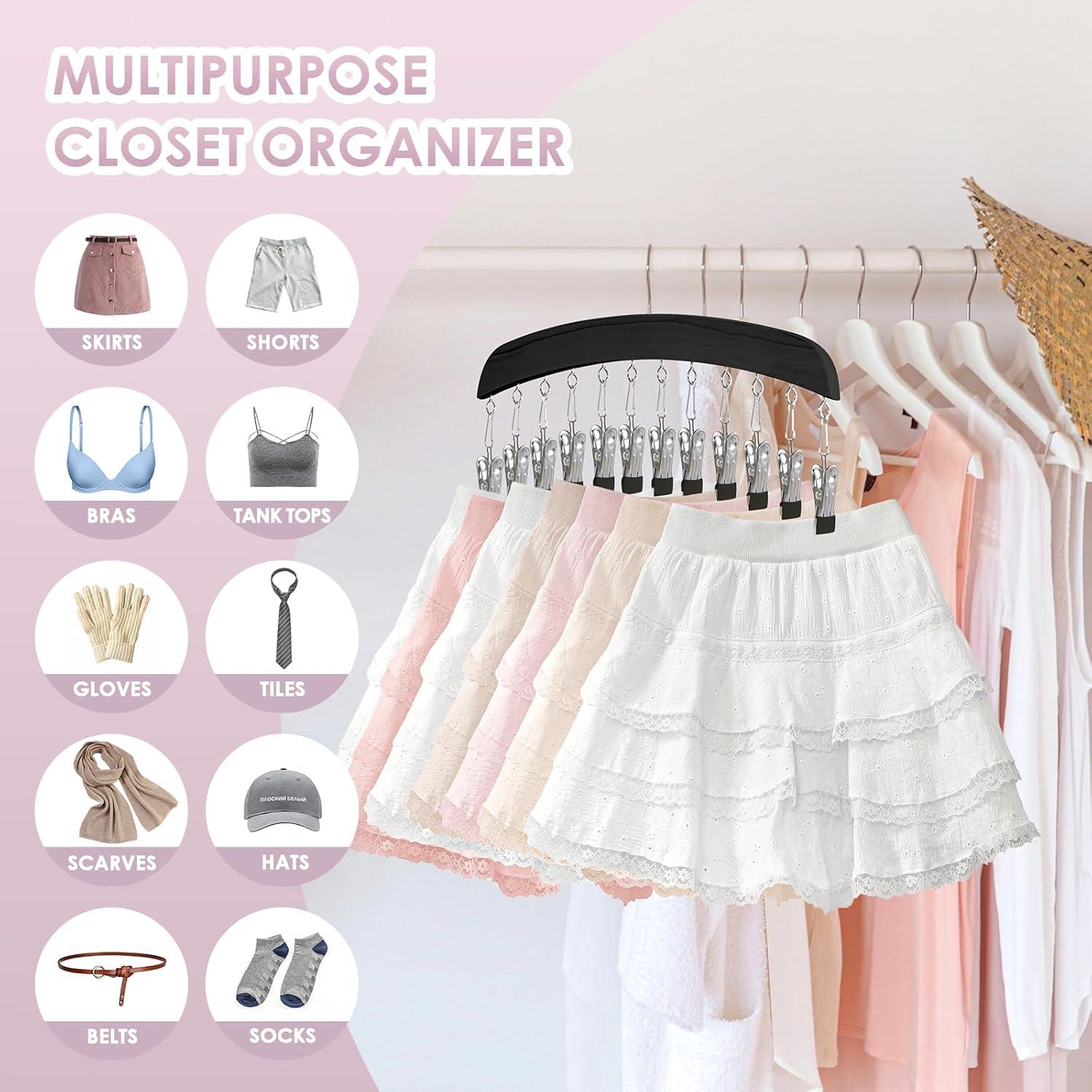 Perchas para Leggings MEILIDY, Organizador de Madera 2 Pcs