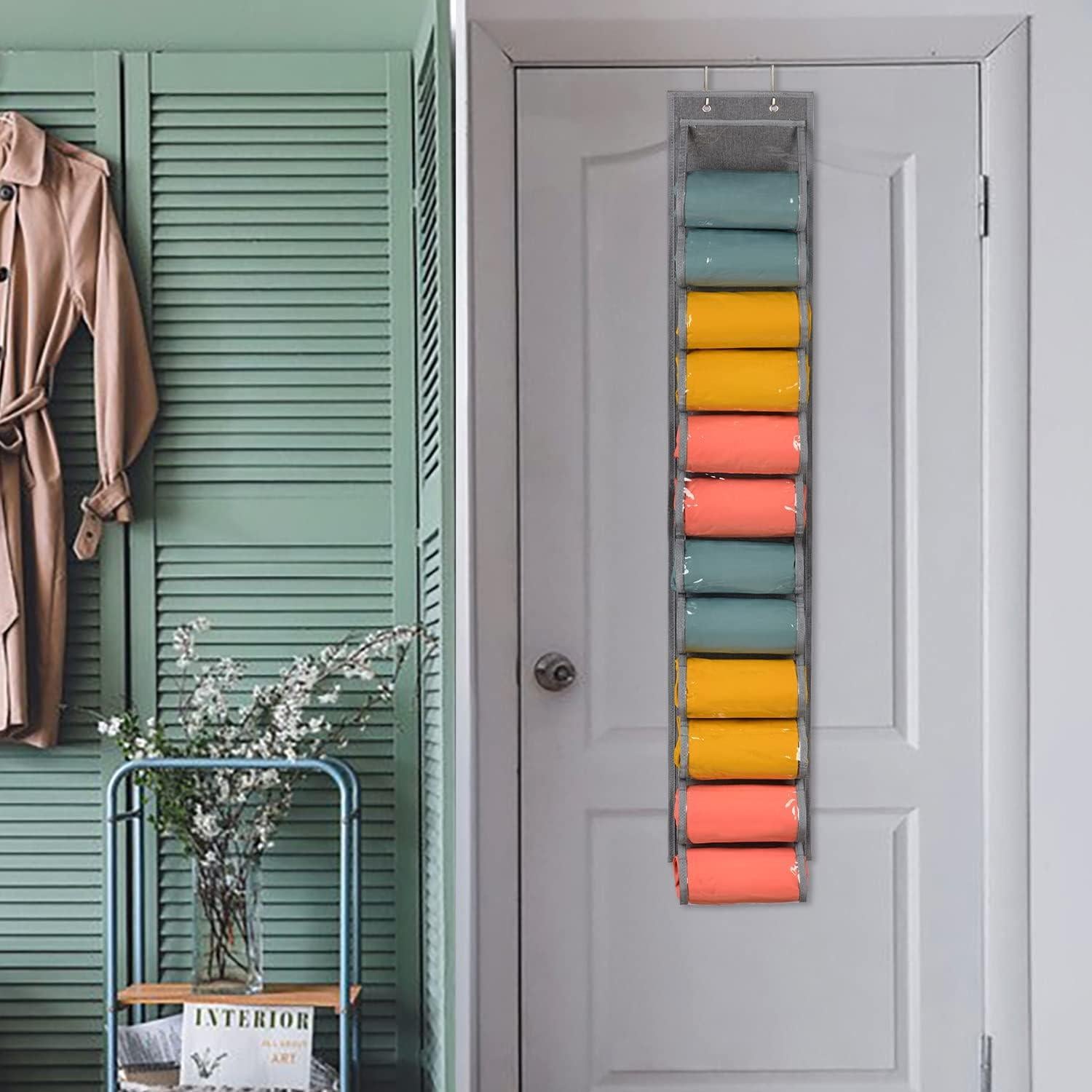 Organizador Colgante de Leggings Lirex 24 Bolsillos Gris