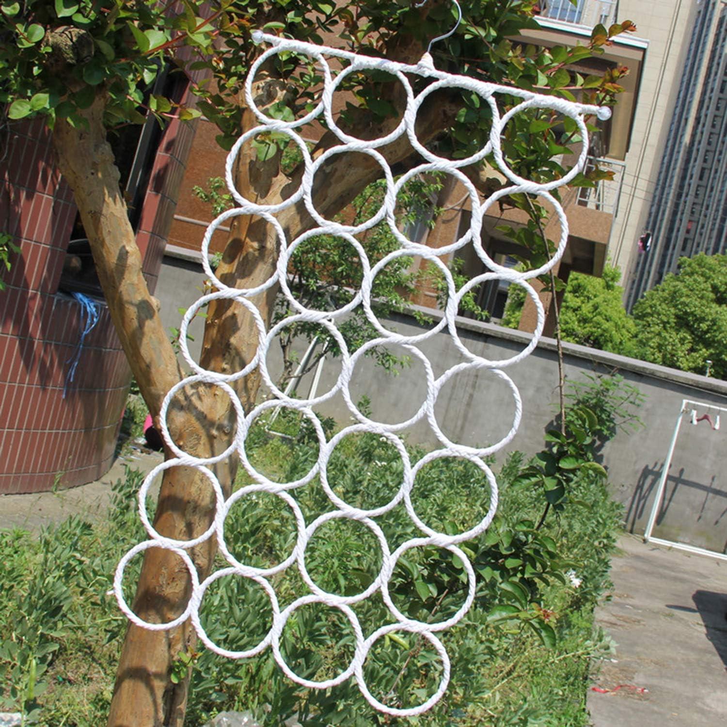 Organizador de Perchas Tosnail - Paquete de 2 para Bufandas y Corbatas - Blanco