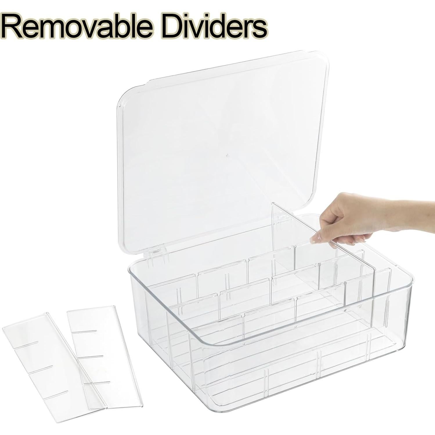 Organizador de Cajones ZEXALOR 16 Compartimentos con Tapa