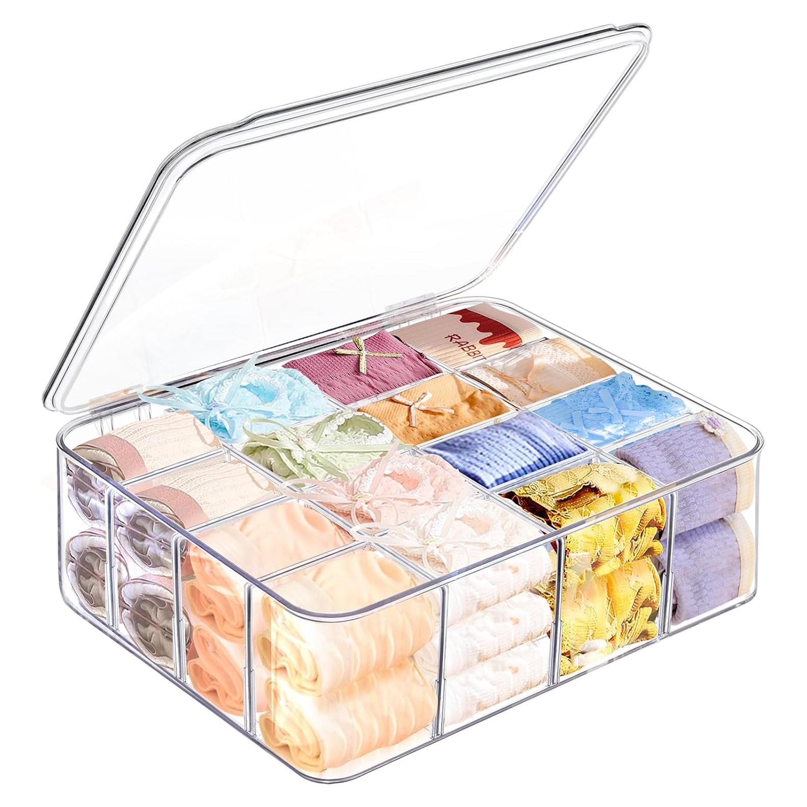 Organizador de Ropa Interior Sunoyar 16 Compartimentos Ajustables