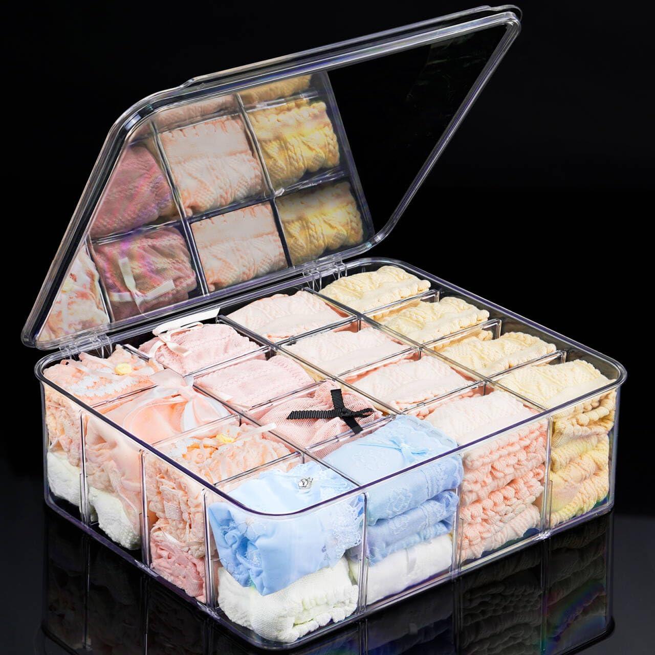 Organizador de Ropa Interior Sunoyar 16 Compartimentos Ajustables