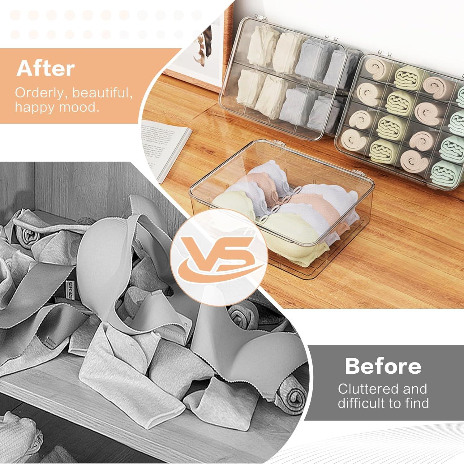 Organizador de Ropa Interior Sunoyar 16 Compartimentos Ajustables