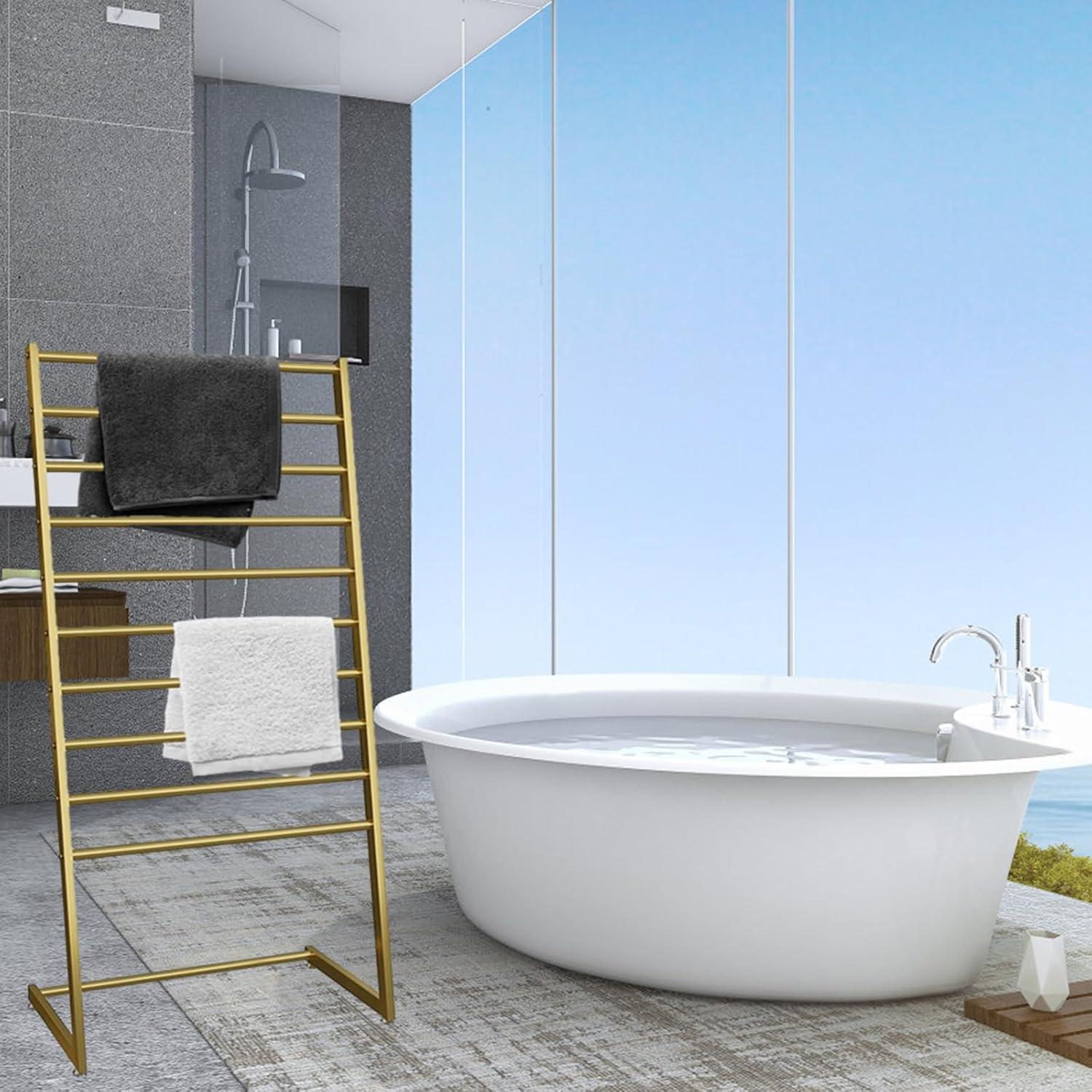 Organizador de Bufandas BIFCIOFH de Metal 10 Niveles Dorado