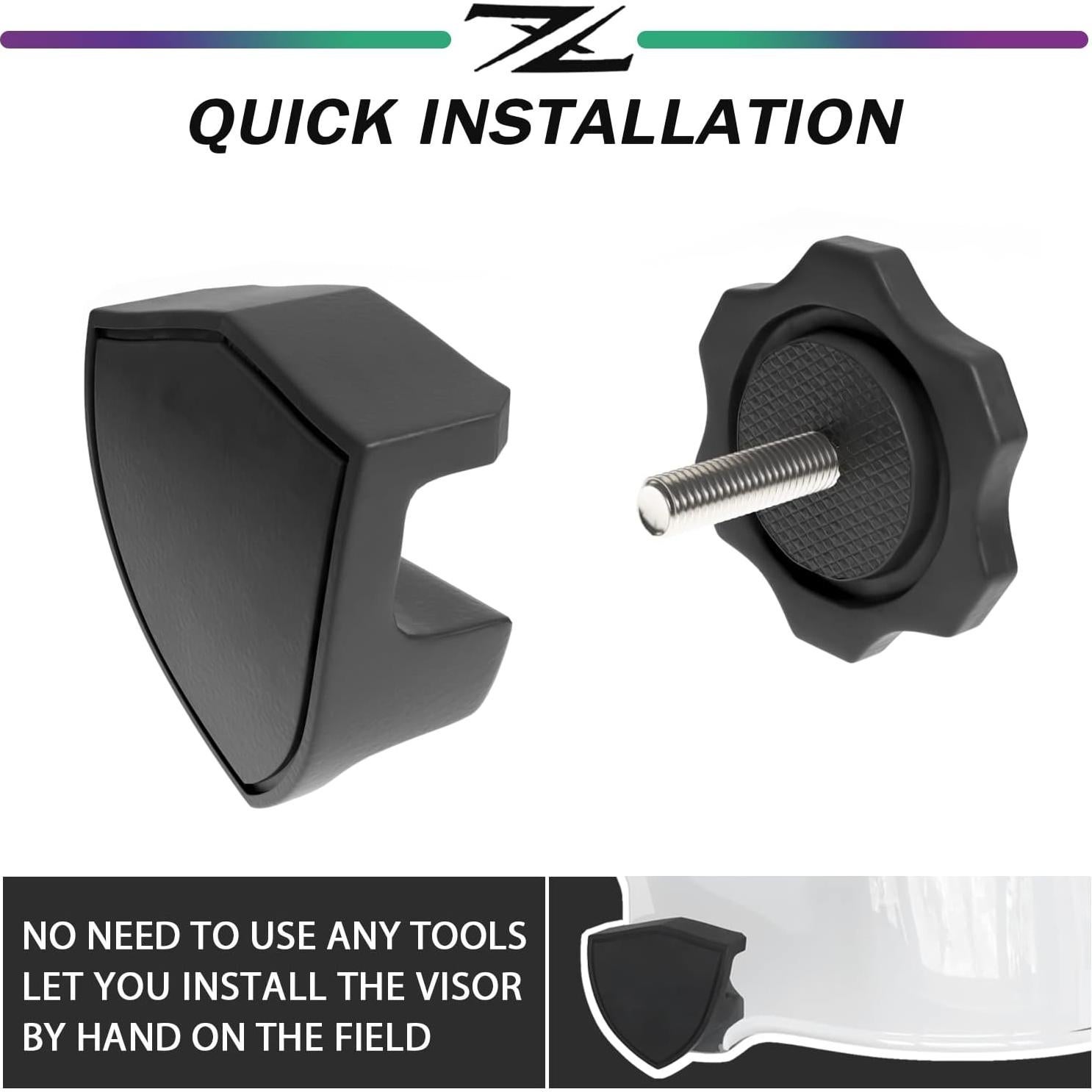 Visera de Fútbol ZIXIOYS Transparente Ajustable para Casco