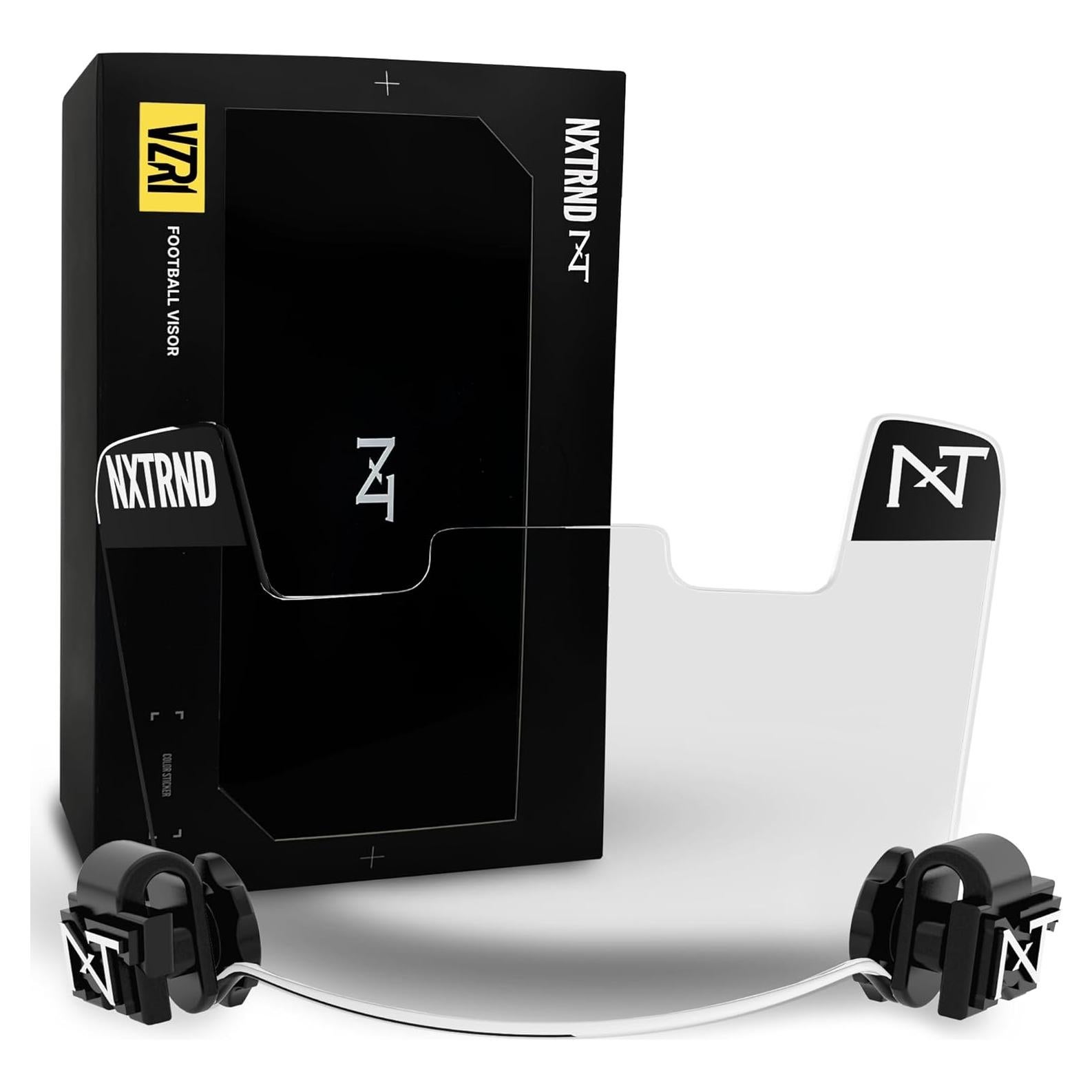 Nxtrnd VZR1 Football Visor, Flat Lens Technology, Fits Adult & Youth Football Helmets