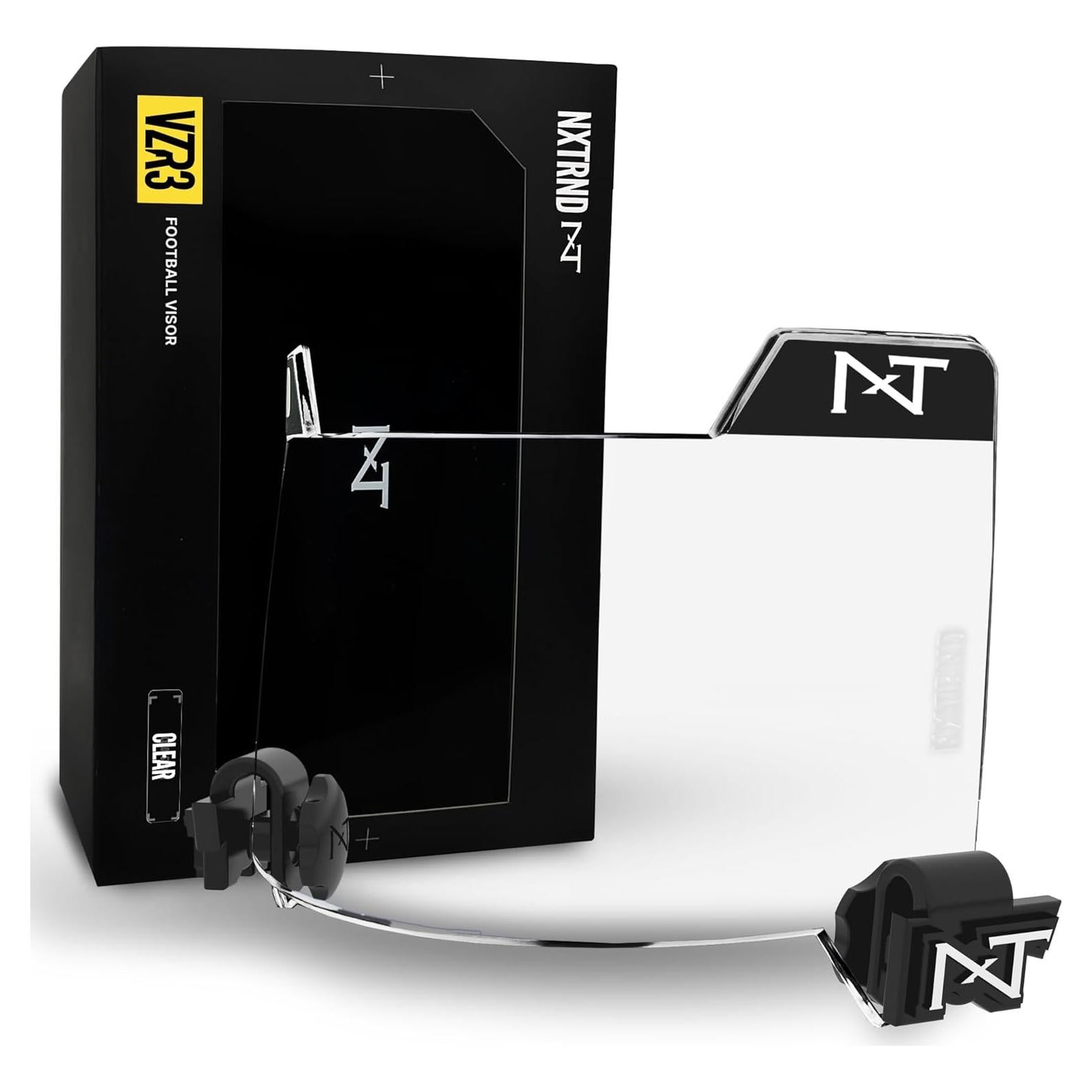 Visera de Fútbol NXTRND VZR3 Curvada Antivaho para Casco