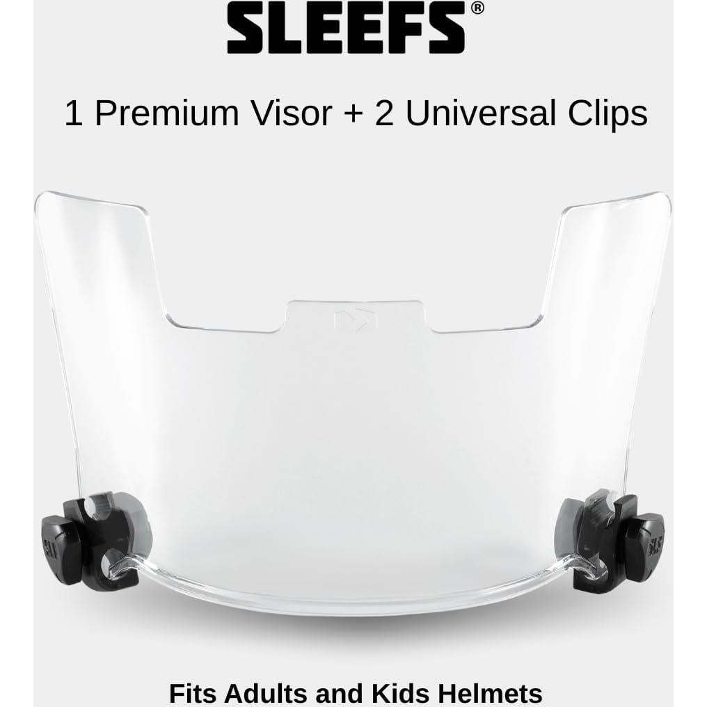 Visera de Casco de Fútbol SLEEFS SL-CLR-LVS - Policarbonato