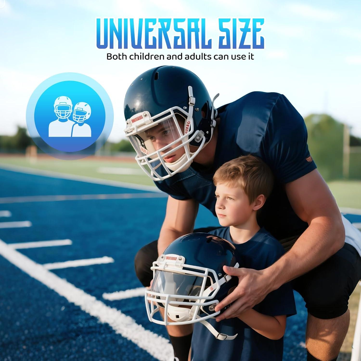 Visera de Fútbol Clara ROMRLD Universal para Cascos