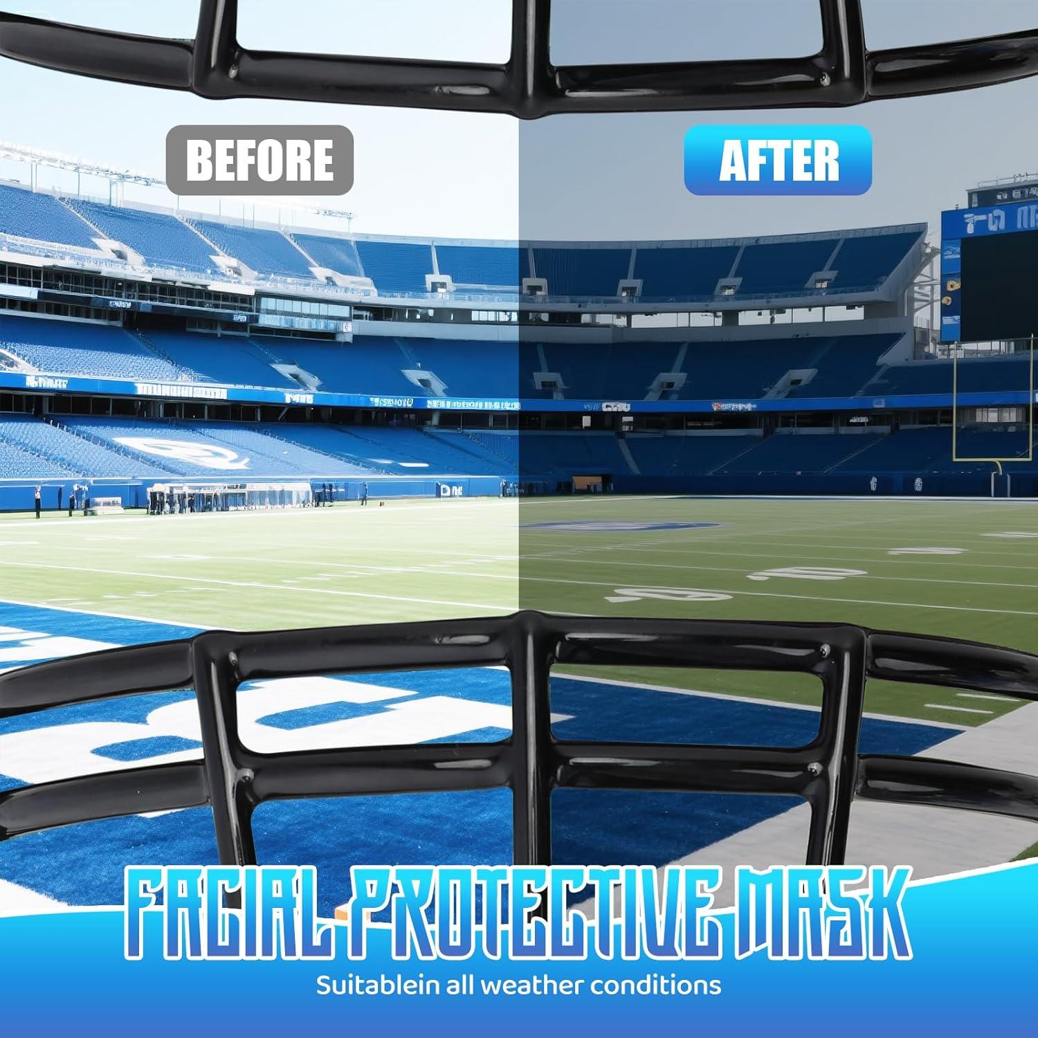 Visera de Fútbol Clara ROMRLD Universal para Cascos