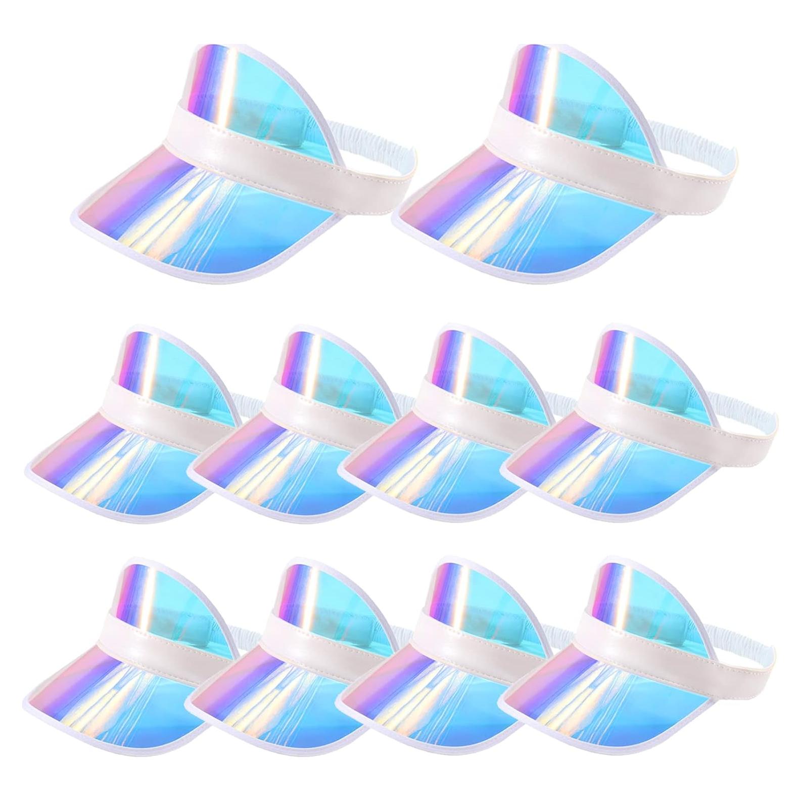 Gorras de Visera para Mujeres Forwe 10 Pack Color Caramelo UV