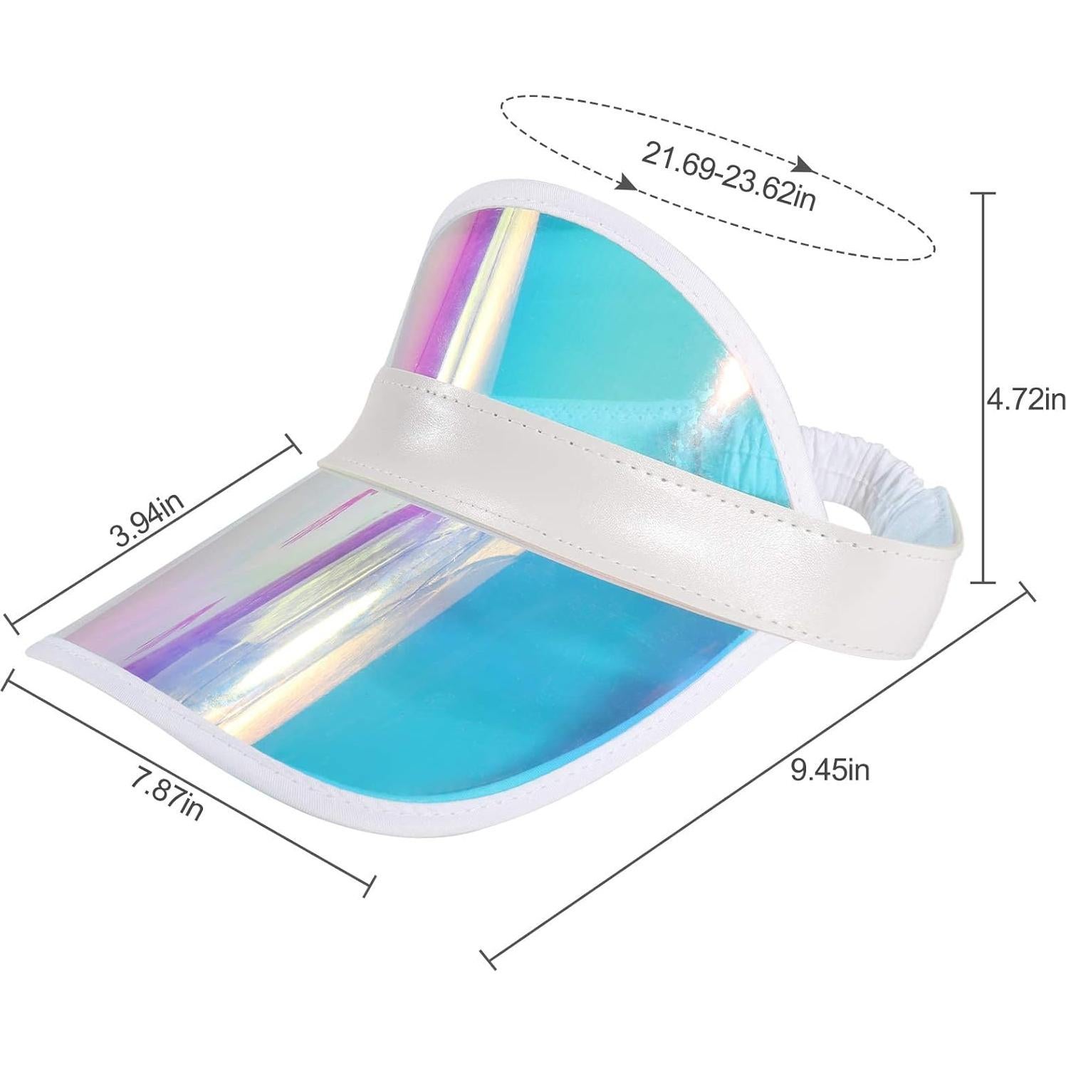 Gorras de Visera para Mujeres Forwe 10 Pack Color Caramelo UV