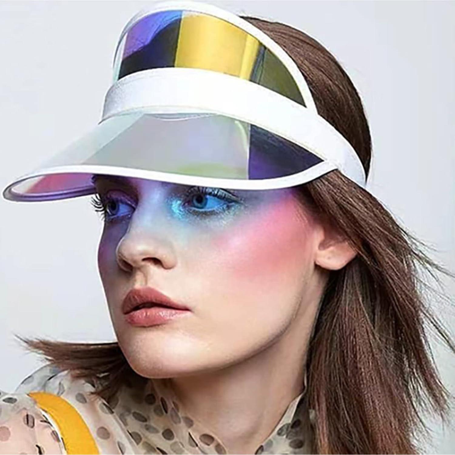 Gorras de Visera para Mujeres Forwe 10 Pack Color Caramelo UV