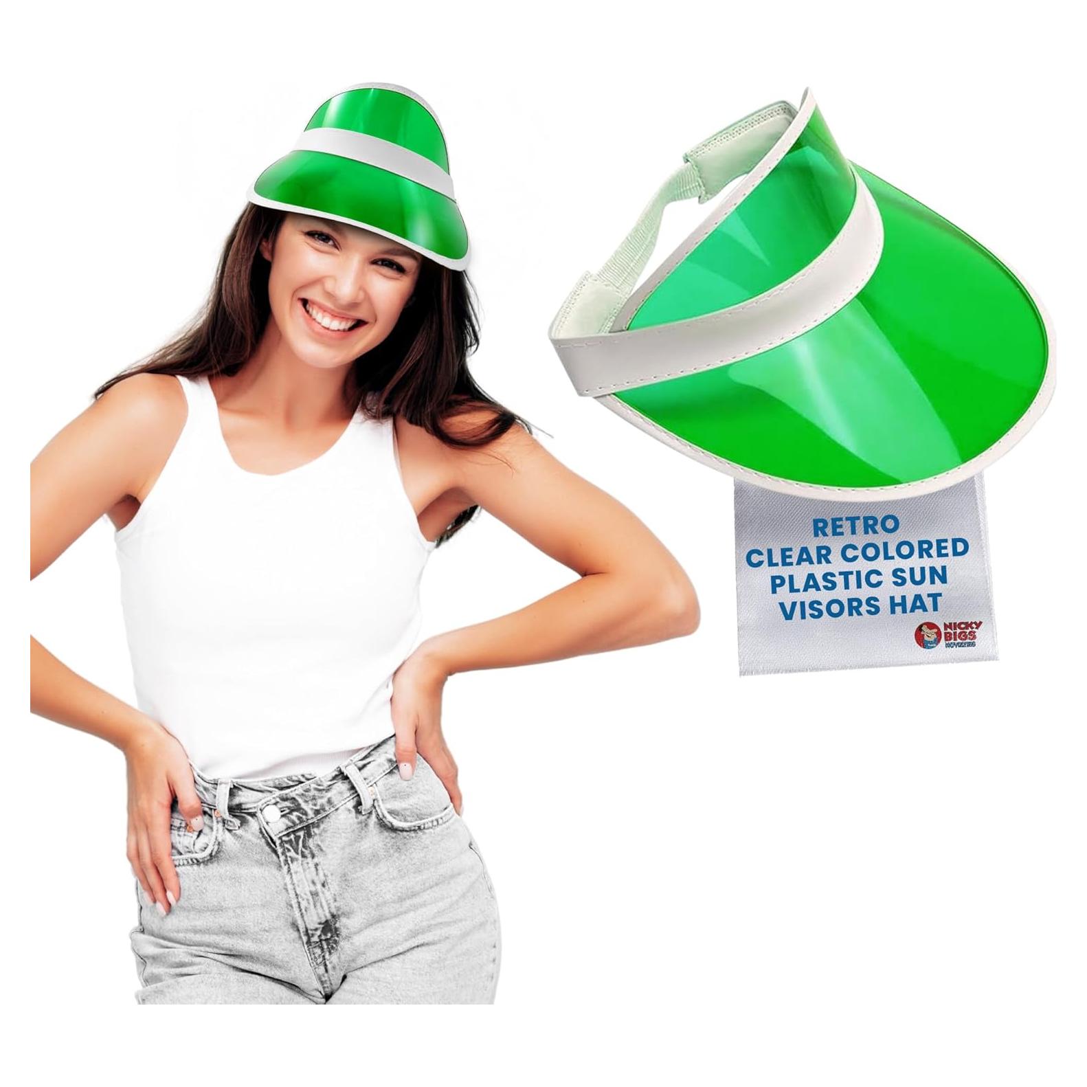 Visera de Plástico Colorido Nicky Bigs Novelties para Mujeres