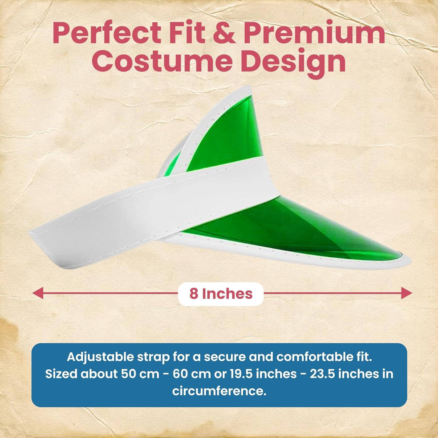 Visera de Plástico Colorido Nicky Bigs Novelties para Mujeres