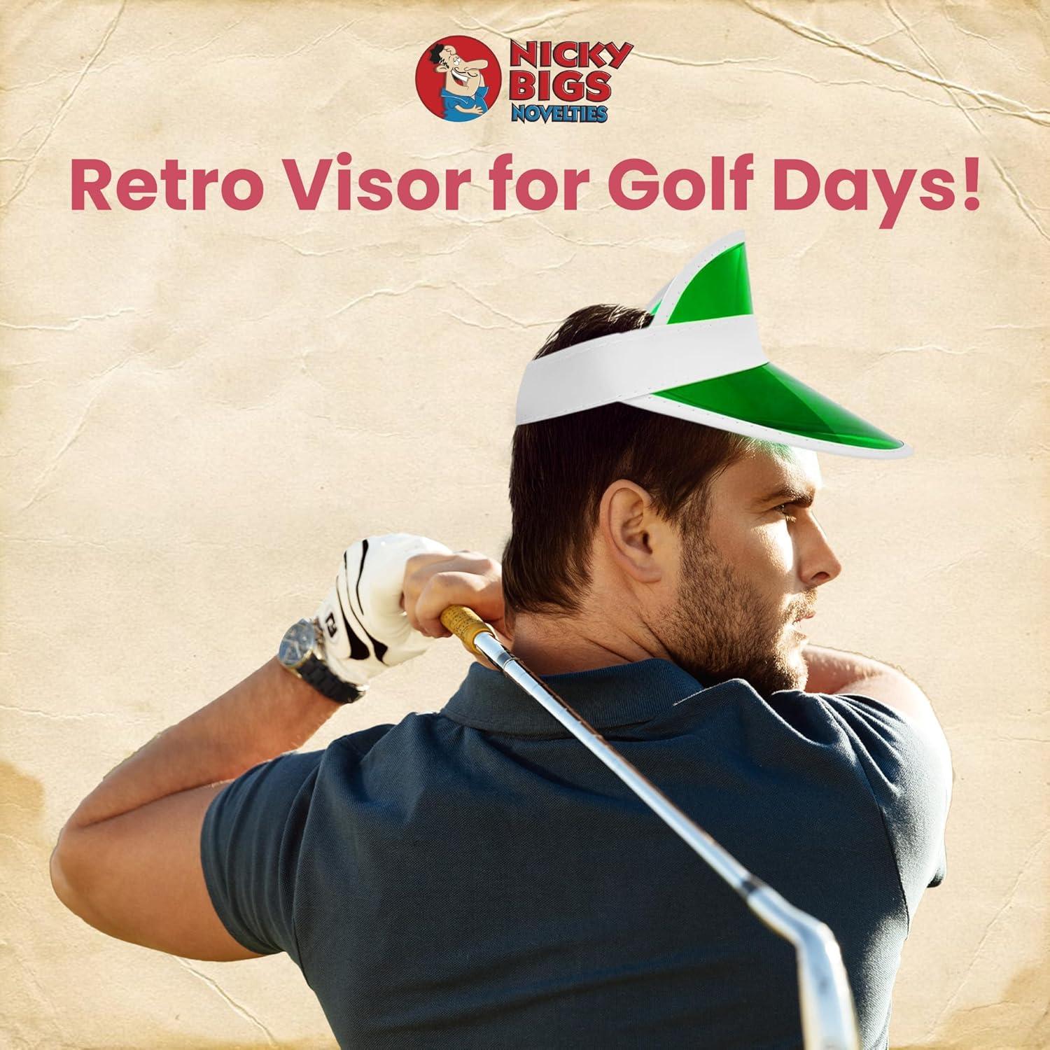 Visera de Plástico Colorido Nicky Bigs Novelties para Mujeres