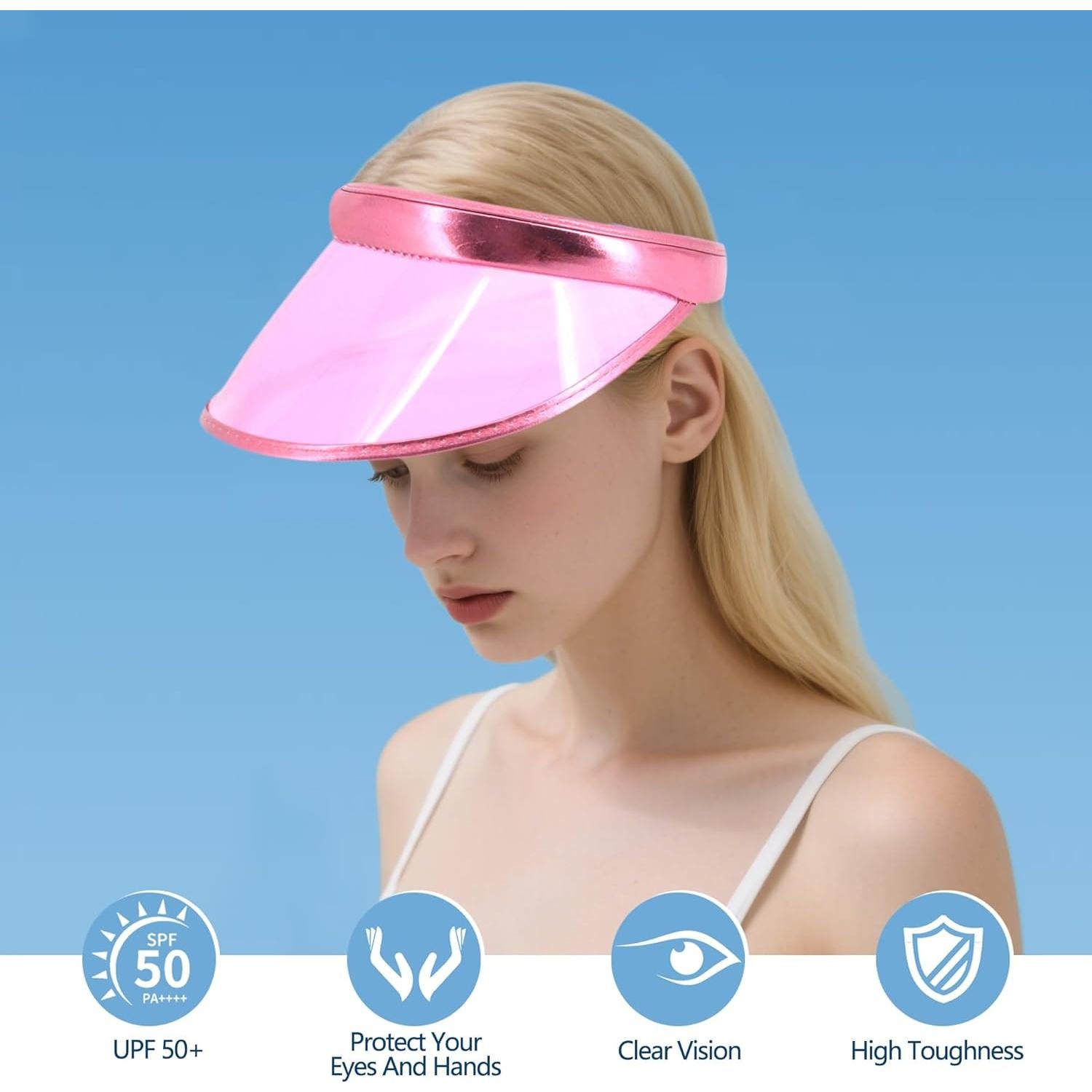 Visera de Sol para Mujeres Surkat Holograma UV Talla Única