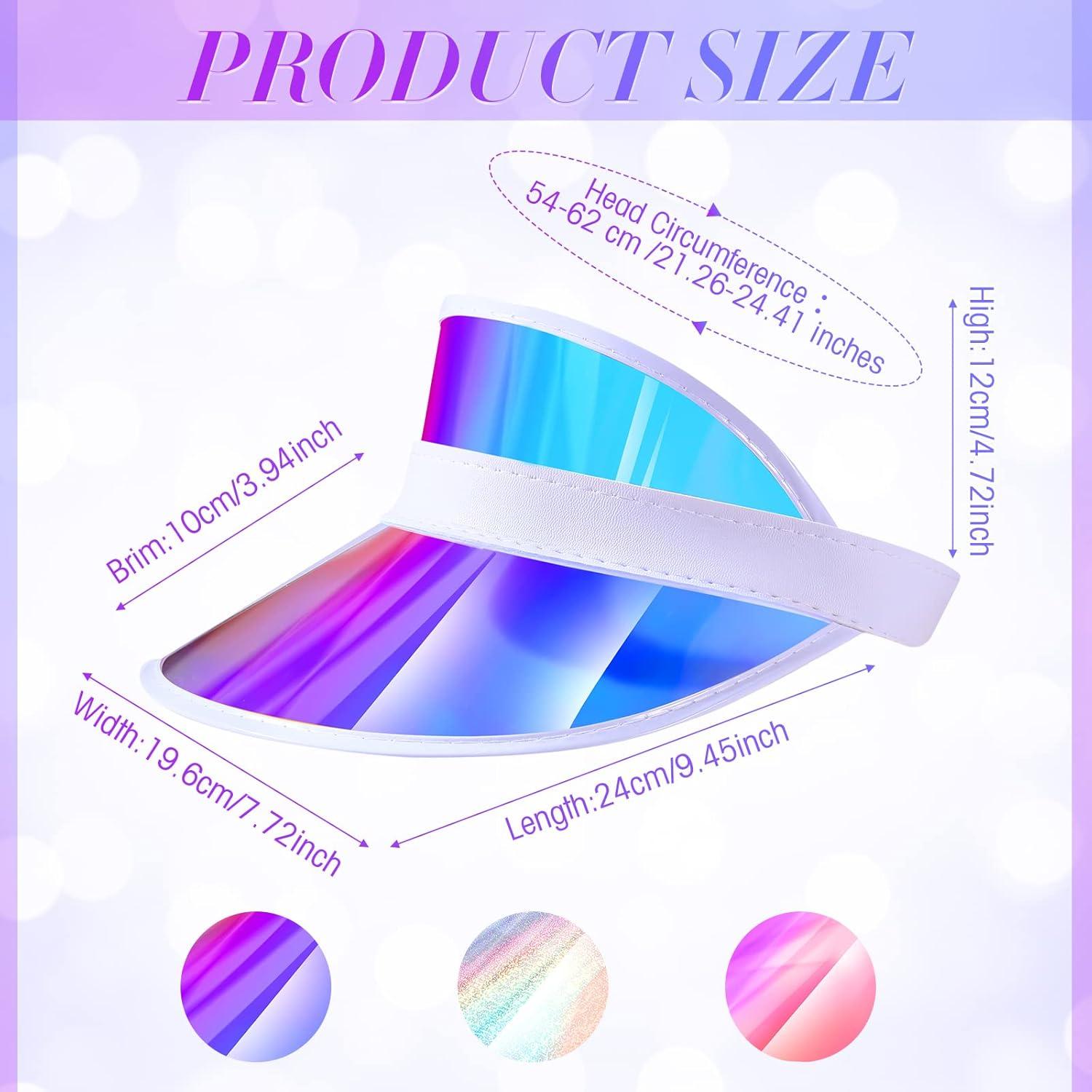 24 Sombreros Visera Solar Ajustables Unittype - Protección UV