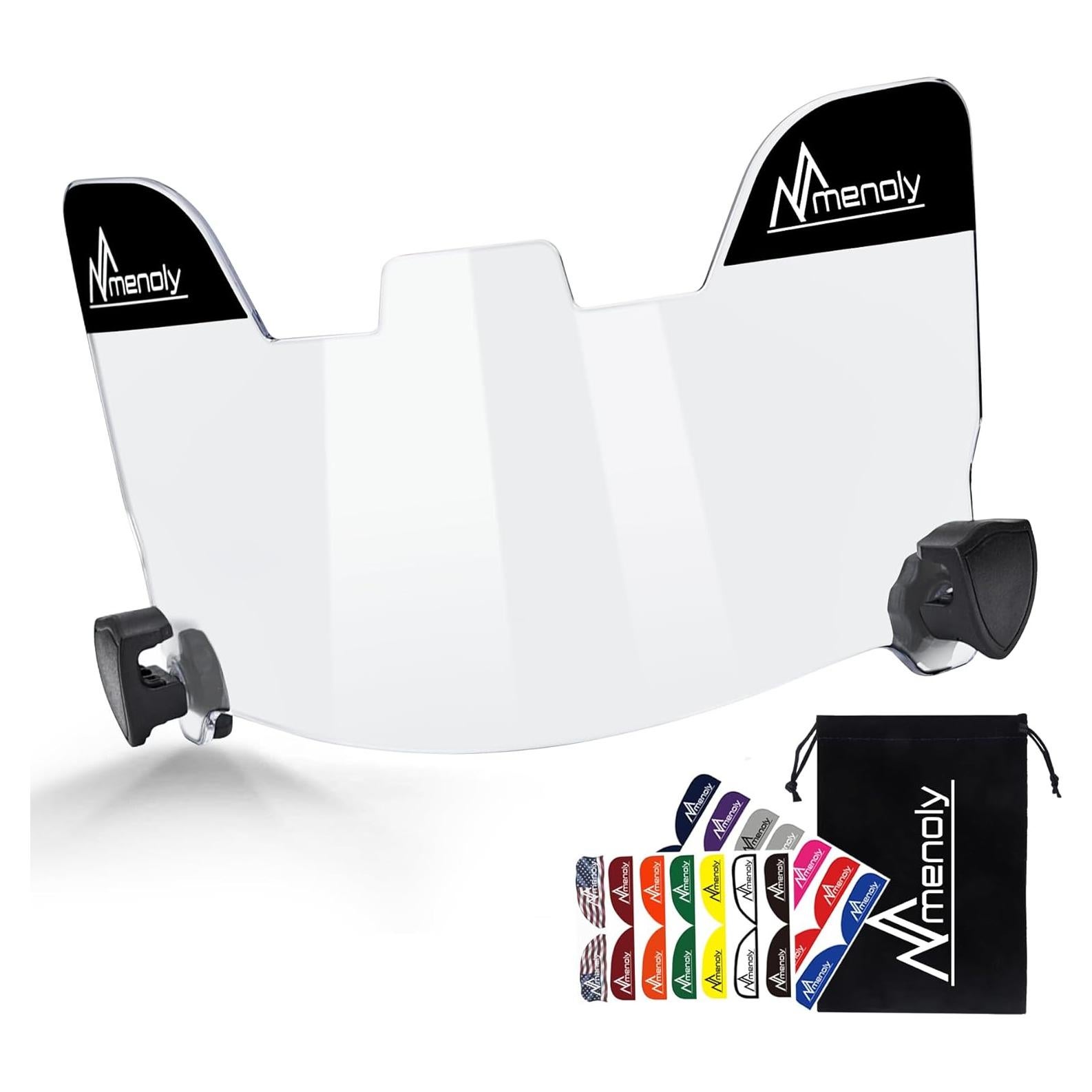 Visera de Fútbol MENOLY BDF092B, Resistente a Rayones y UV