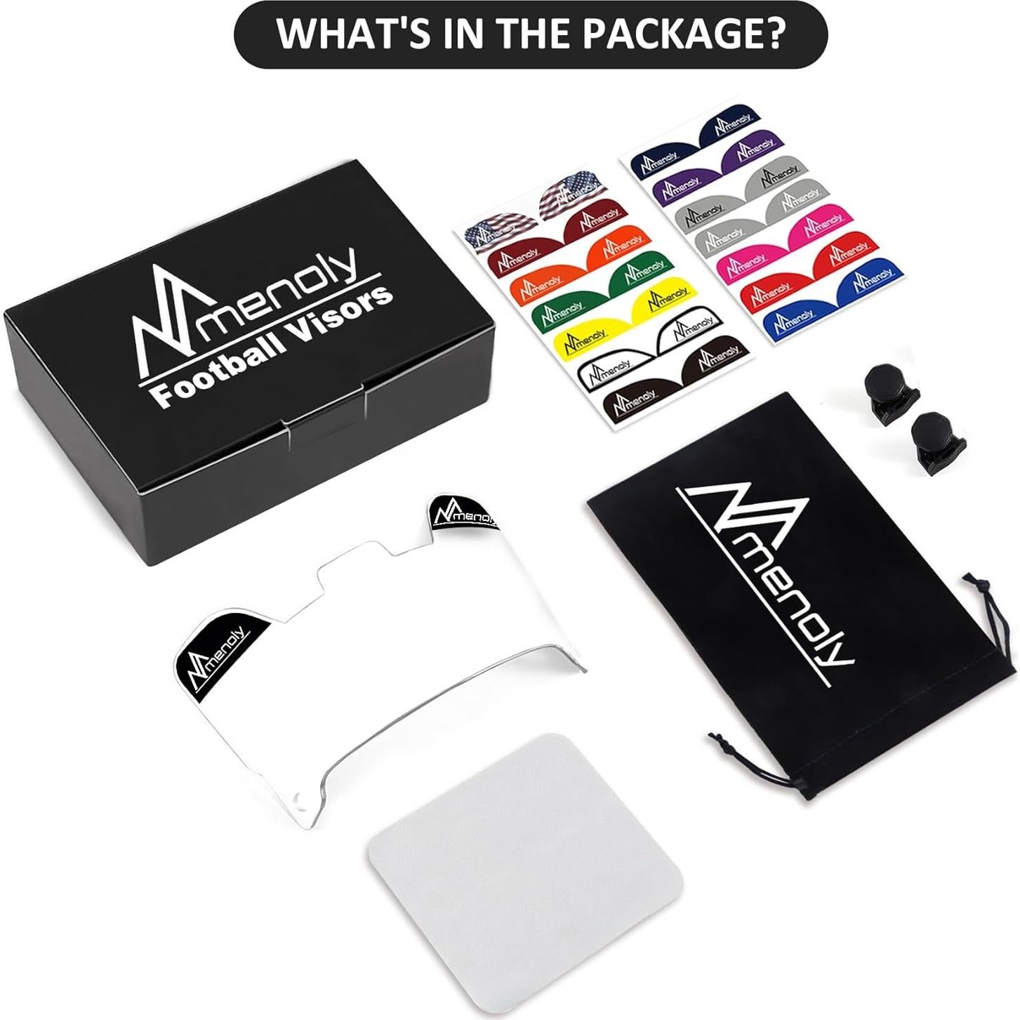 Visera de Fútbol MENOLY BDF092B, Resistente a Rayones y UV