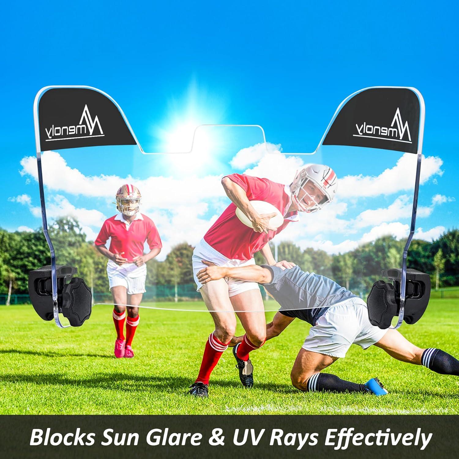 Visera de Fútbol MENOLY BDF092B, Resistente a Rayones y UV