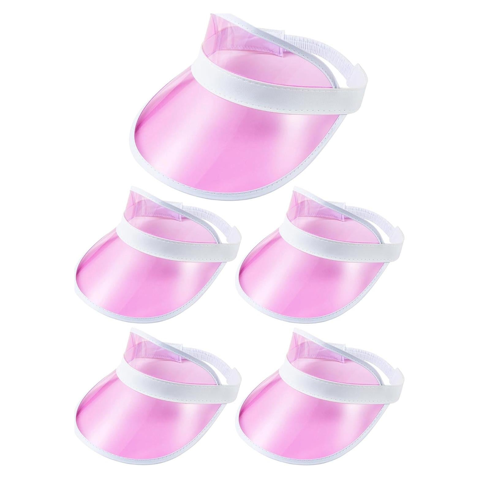 Paquete de 5 Gorras Visera Coloridas para Mujeres - Talla Única