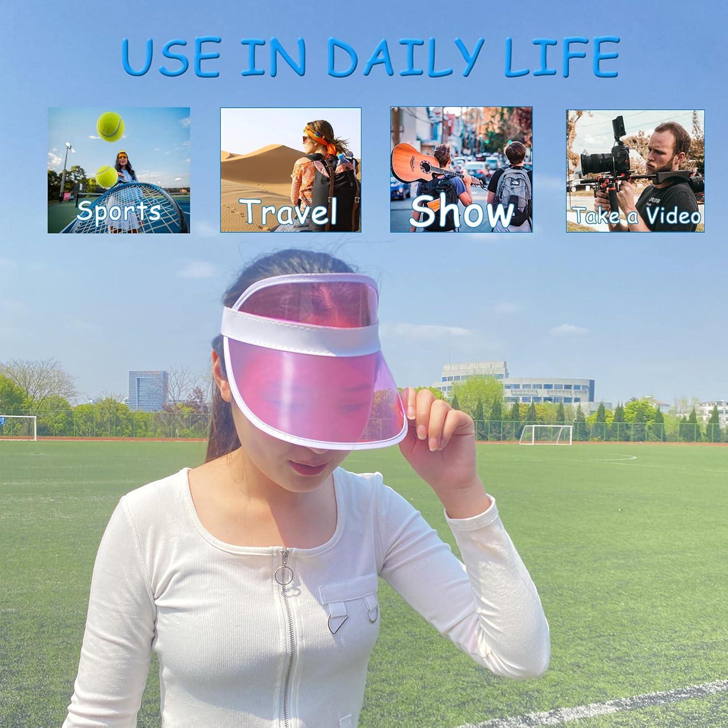 Paquete de 12 Sombreros Visera UV para Mujeres - Color Caramelo