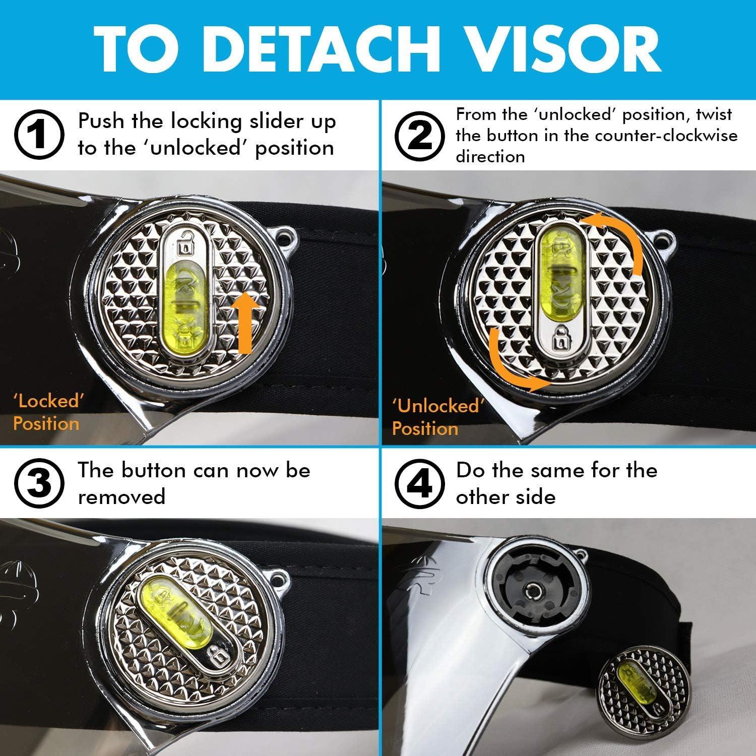 Gorra Visera Solar UV 50+ Ajustable Premium - Color Negro