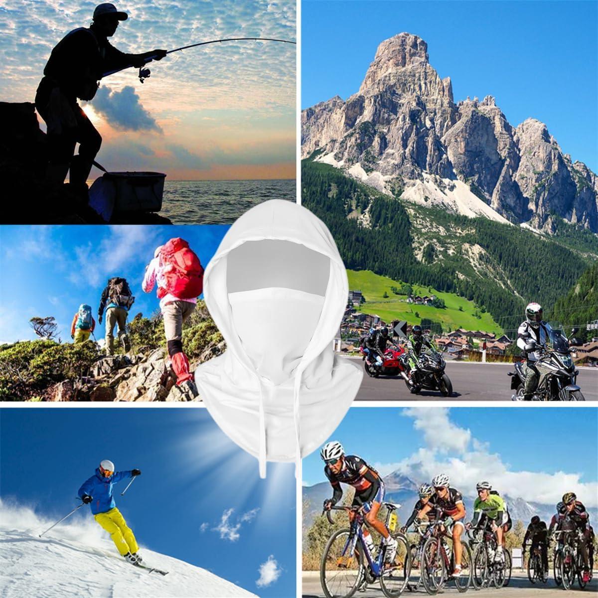 Máscara Balaclava Refrigerante UV 50+ Unisex para Ciclismo y Esquí