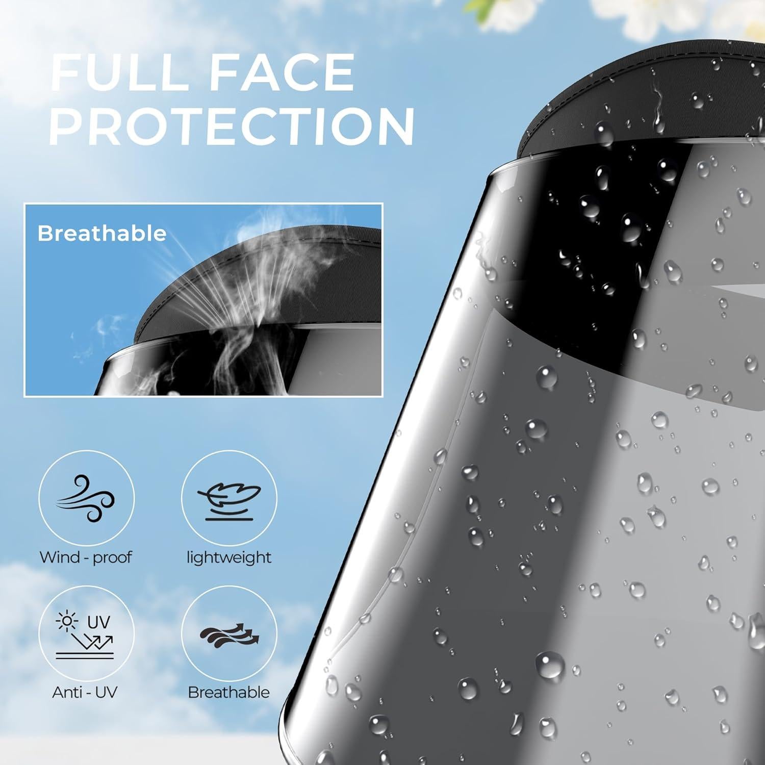 Sombrero de Visera UV Ajustable para Mujeres - Protección Solar