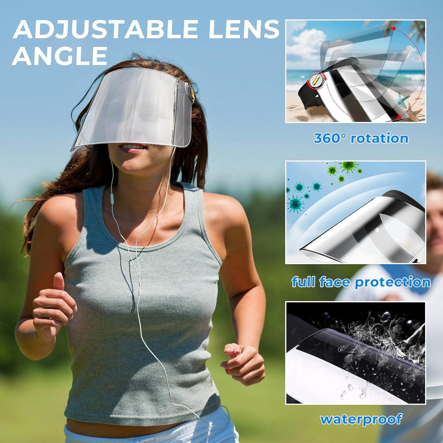 Sombrero de Visera UV Ajustable para Mujeres - Protección Solar