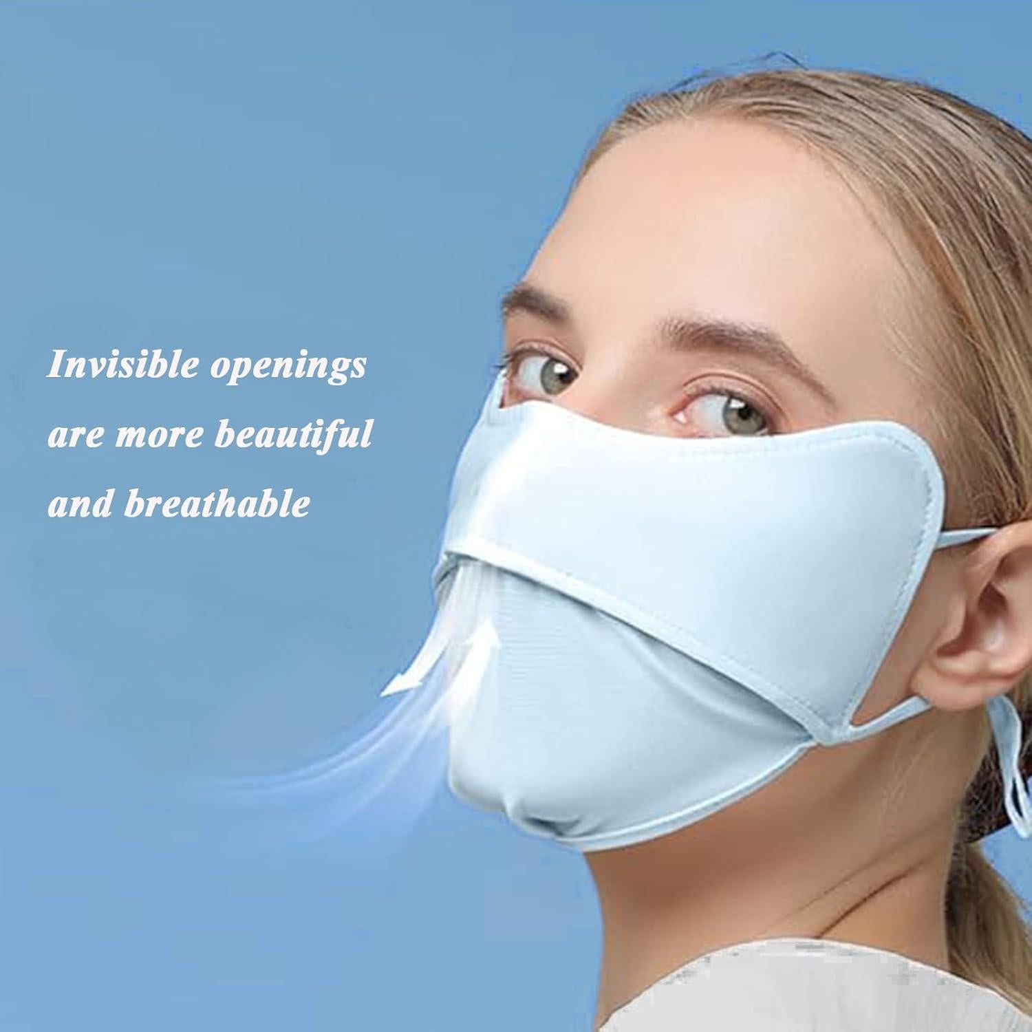 Mascarilla Facial UV Protección Solar UPF 50+ Unisex - 4 Colores