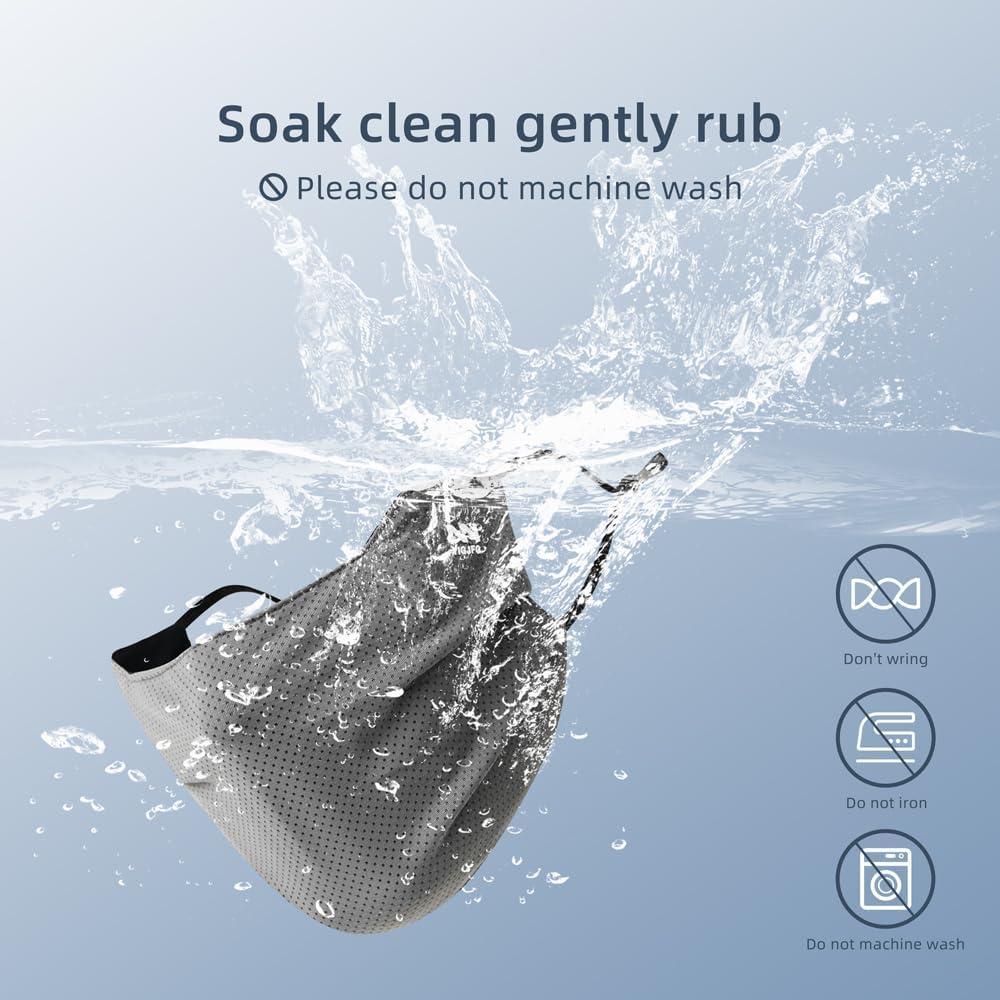 Escudo Facial UV Lavable Unisex Protección Solar 50+