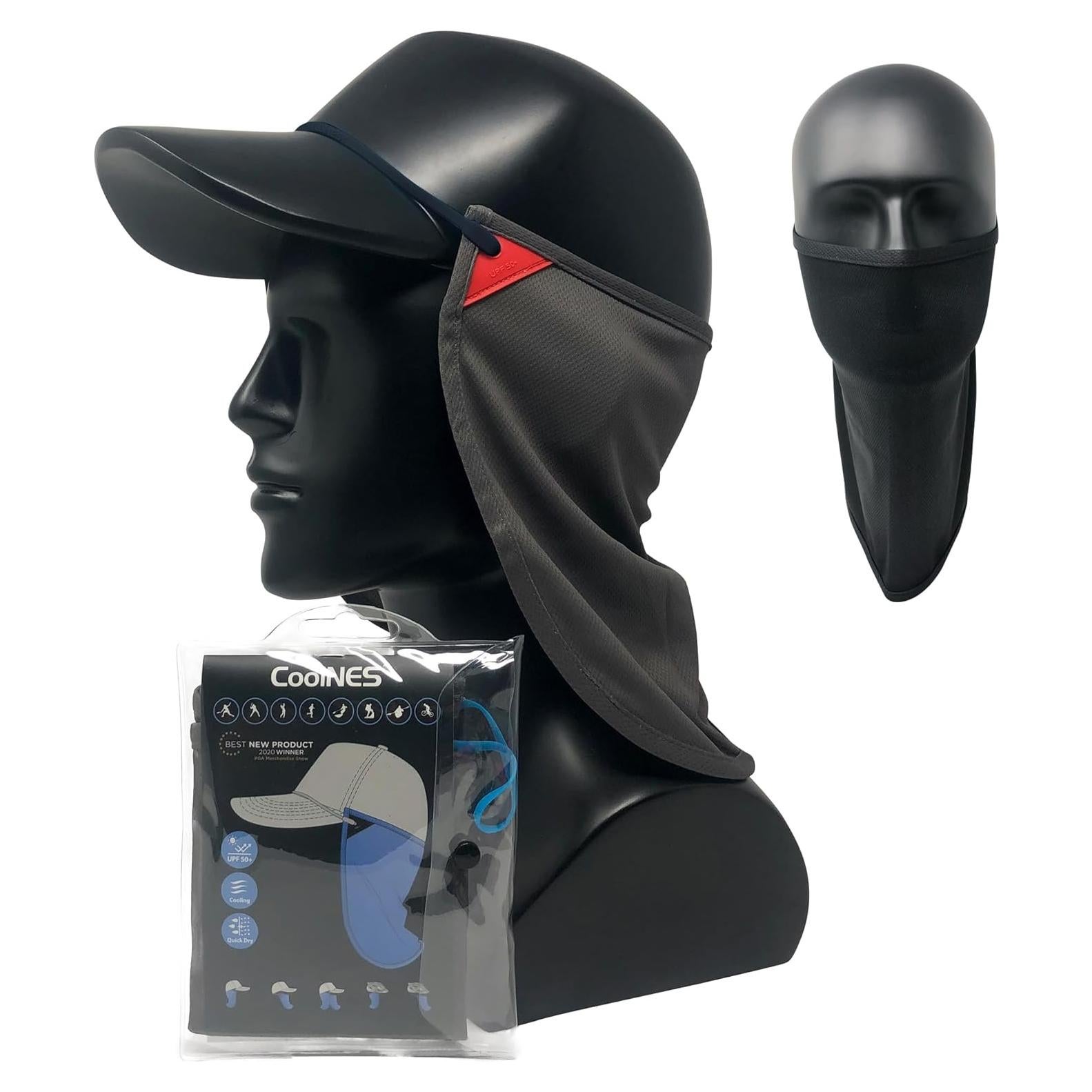 Drape de Cuello CoolNES UV Ajustable 2 en 1 para Pesca