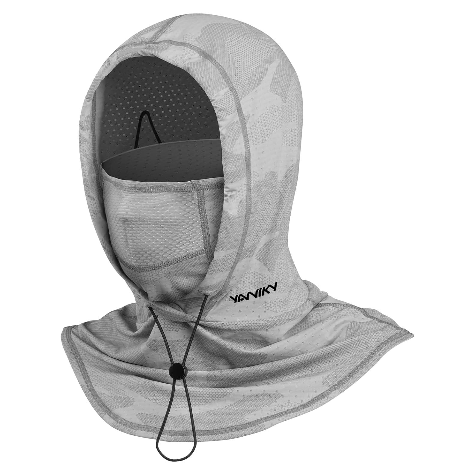 Mascarilla Balaclava Refrigerante YANIKY Gris Claro Transpirable