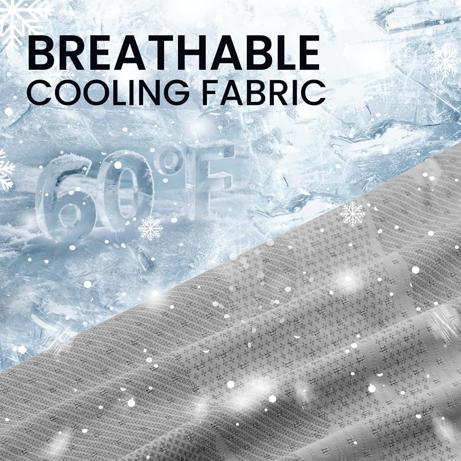 Mascarilla Balaclava Refrigerante YANIKY Gris Claro Transpirable