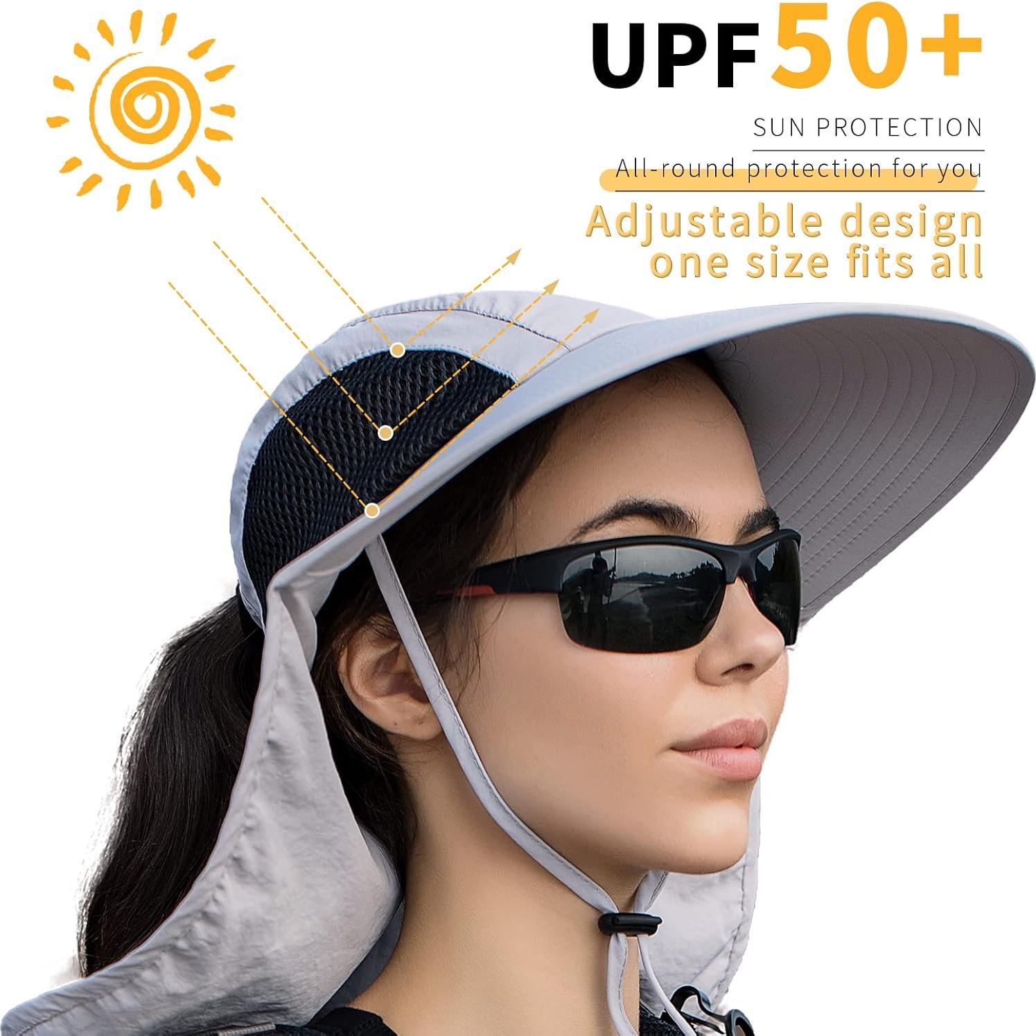 Sombrero de Sol ZOORON UPF 50+ Plegable para Hombres y Mujeres