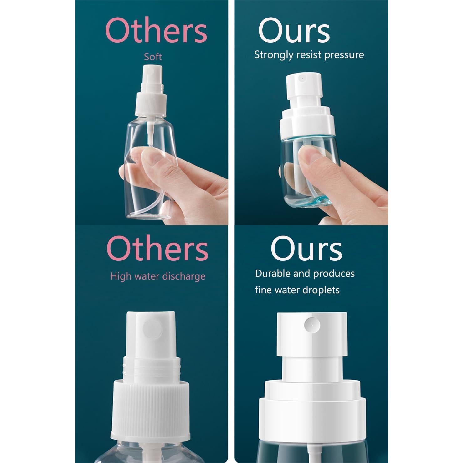 Botella Spray Neblina Fina TOSERSPBE 60ml - 2PCS