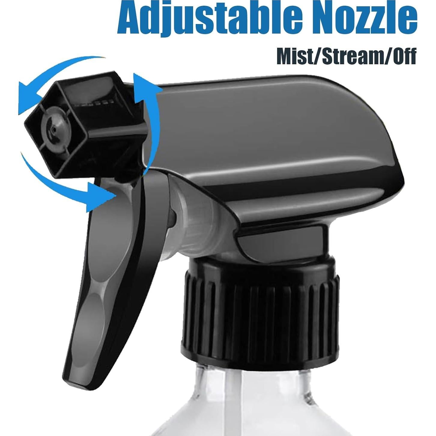 Botellas de Spray de Plástico FANSTINOW 300ml 2Pack Ajustable