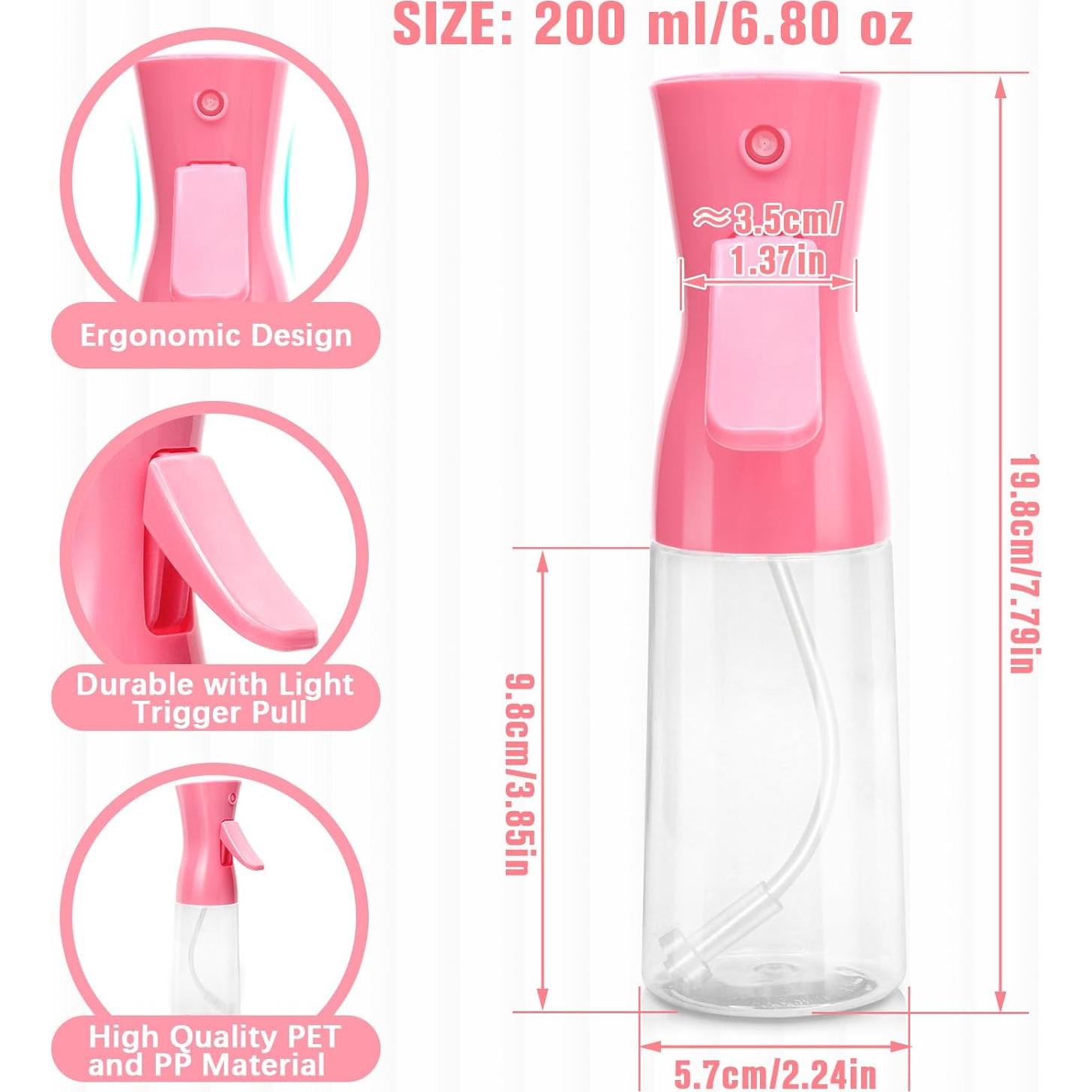 Botella Spray para Cabello Regalo Divertido 200 ML Rosa