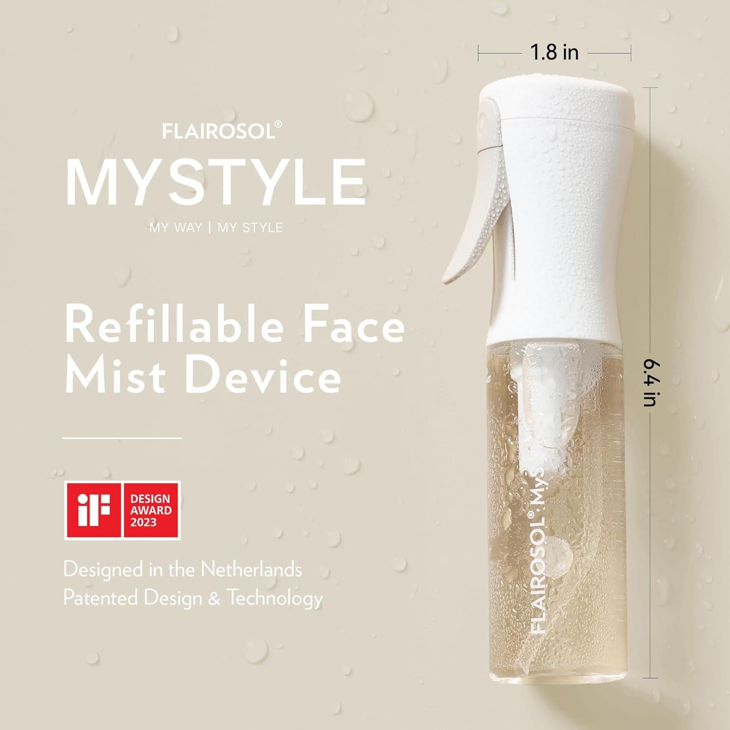 Botella de Spray FLAIROSOL 90ml - Nebulizador de Agua Ultra Fino