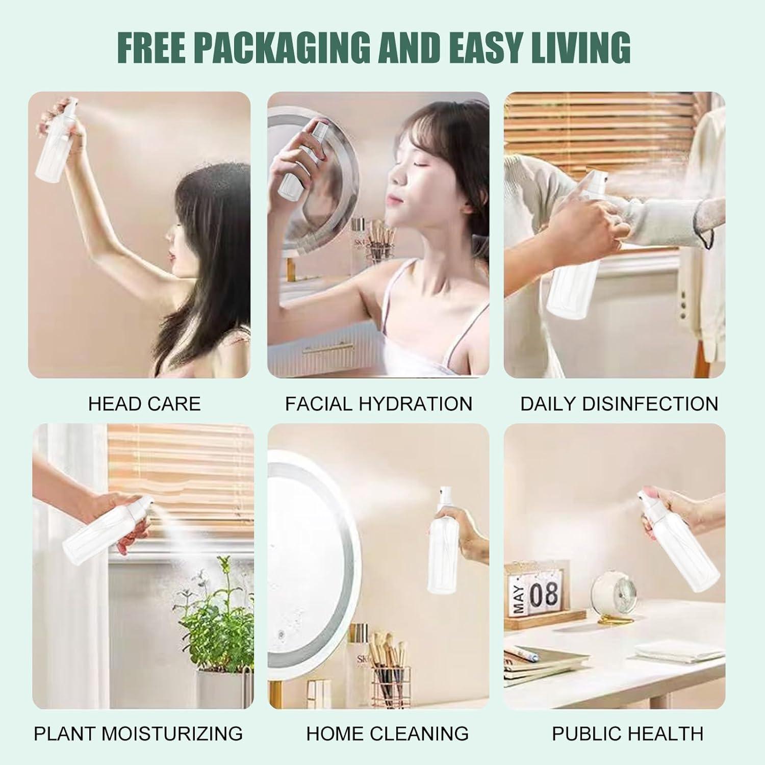 Set de Botellas de Spray HAALII 4 Piezas 50ml y 100ml