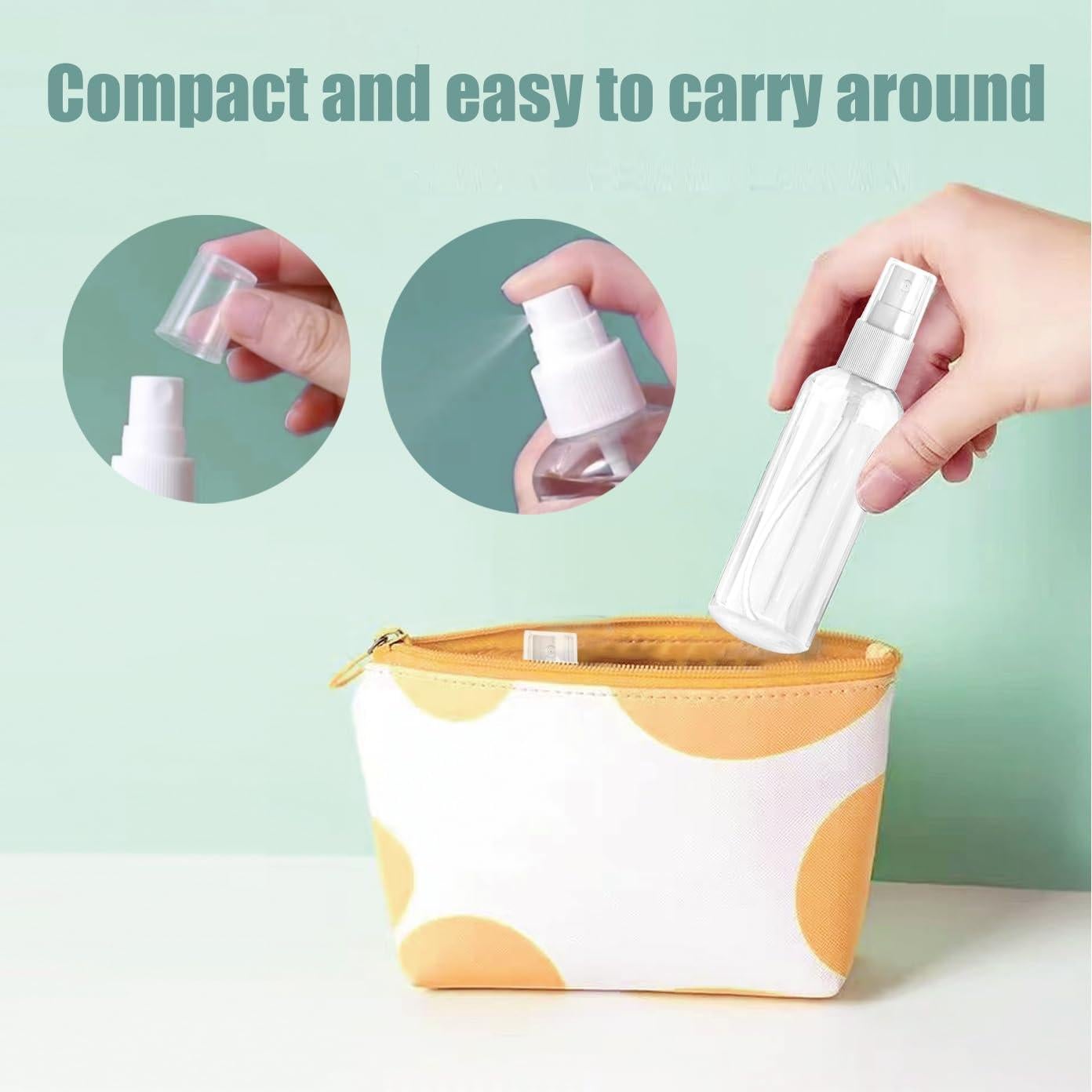 Set de Botellas de Spray HAALII 4 Piezas 50ml y 100ml