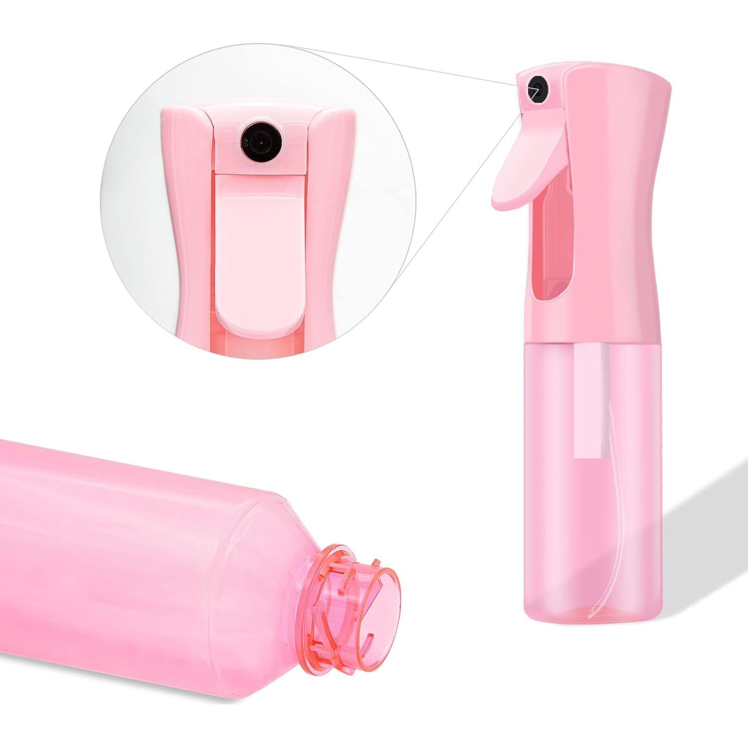 Botella de Spray Continua LERPOLOR 200ml Rosa Multiusos