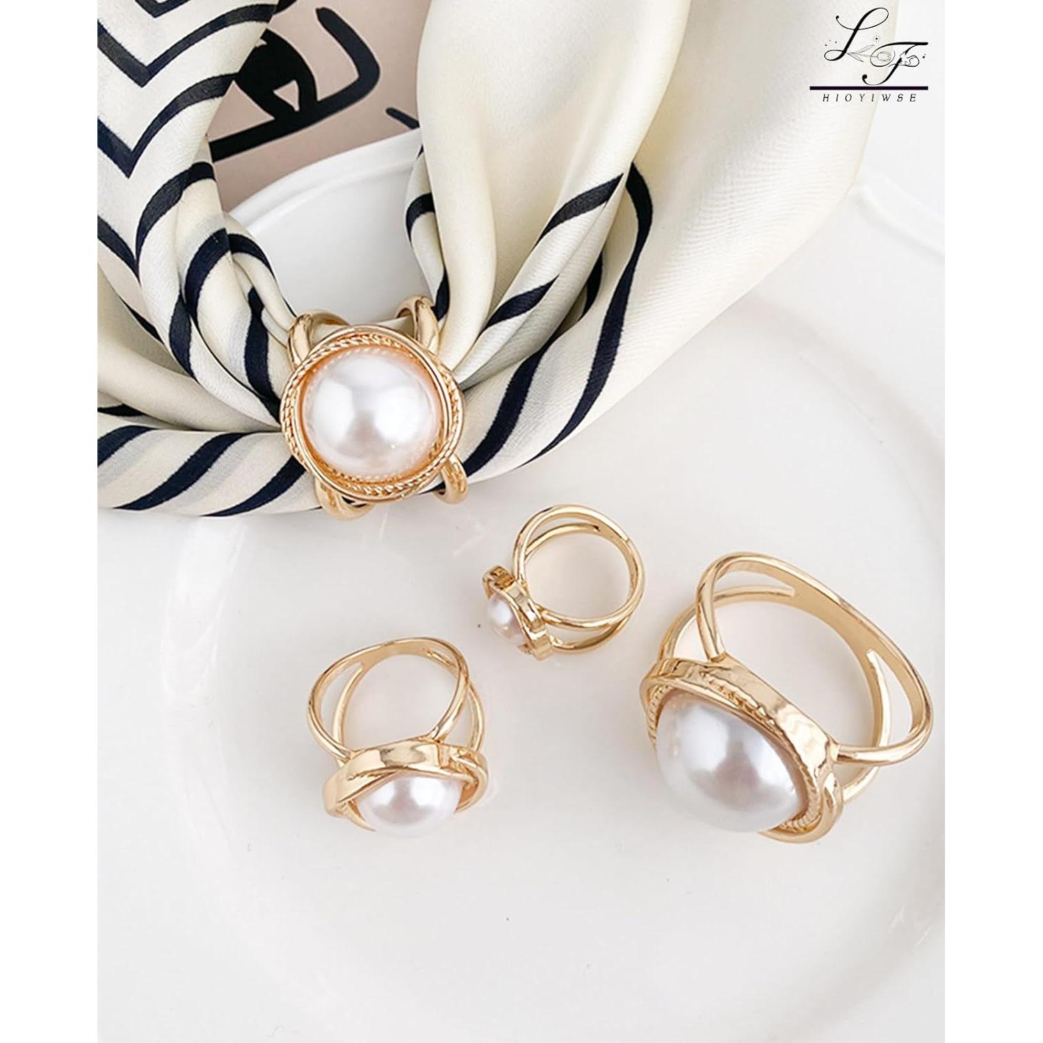 Hebillas para Bufandas de Seda Hioyiwse - 3 Estilos, 45g