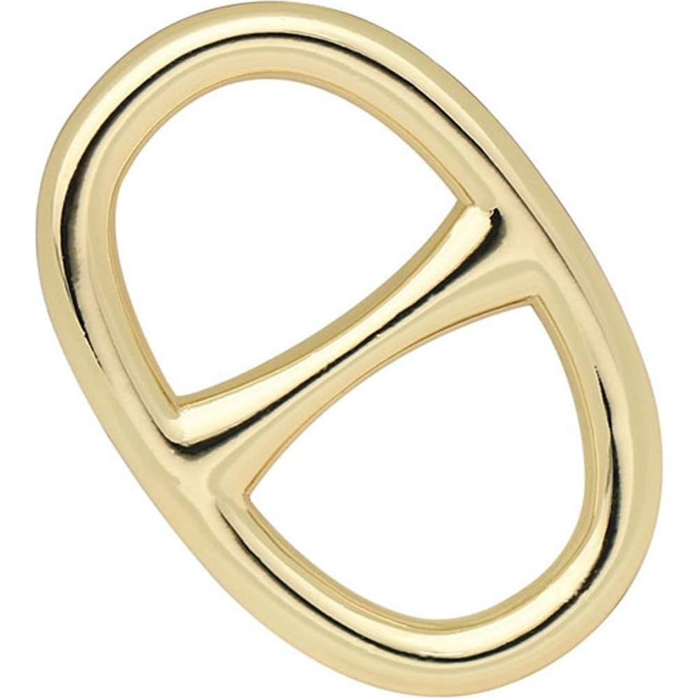 Anillo de Bufanda para Mujeres YANQINQINI Diseño Simple 3.4x2.4cm