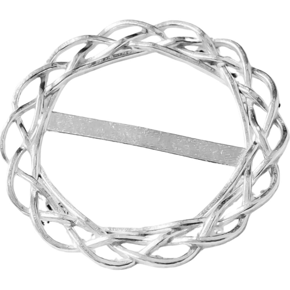 Anillo de bufanda grande de peltre hecho a mano - House of Morgan