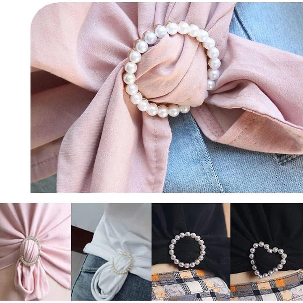 Clip de bufanda y camiseta 6 piezas Multicolor para mujeres